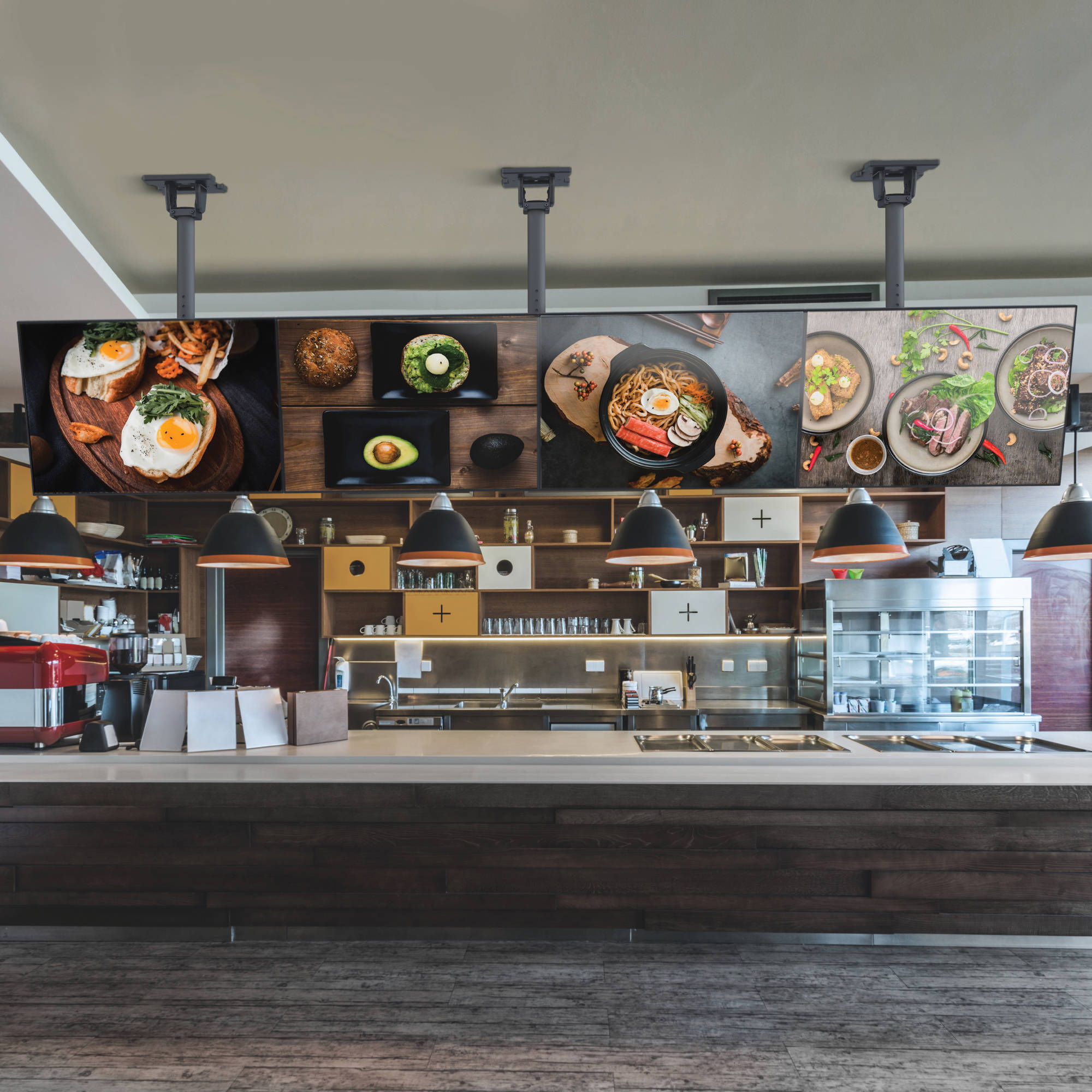 Menu Board Ceiling Mount 4 TV — view 11