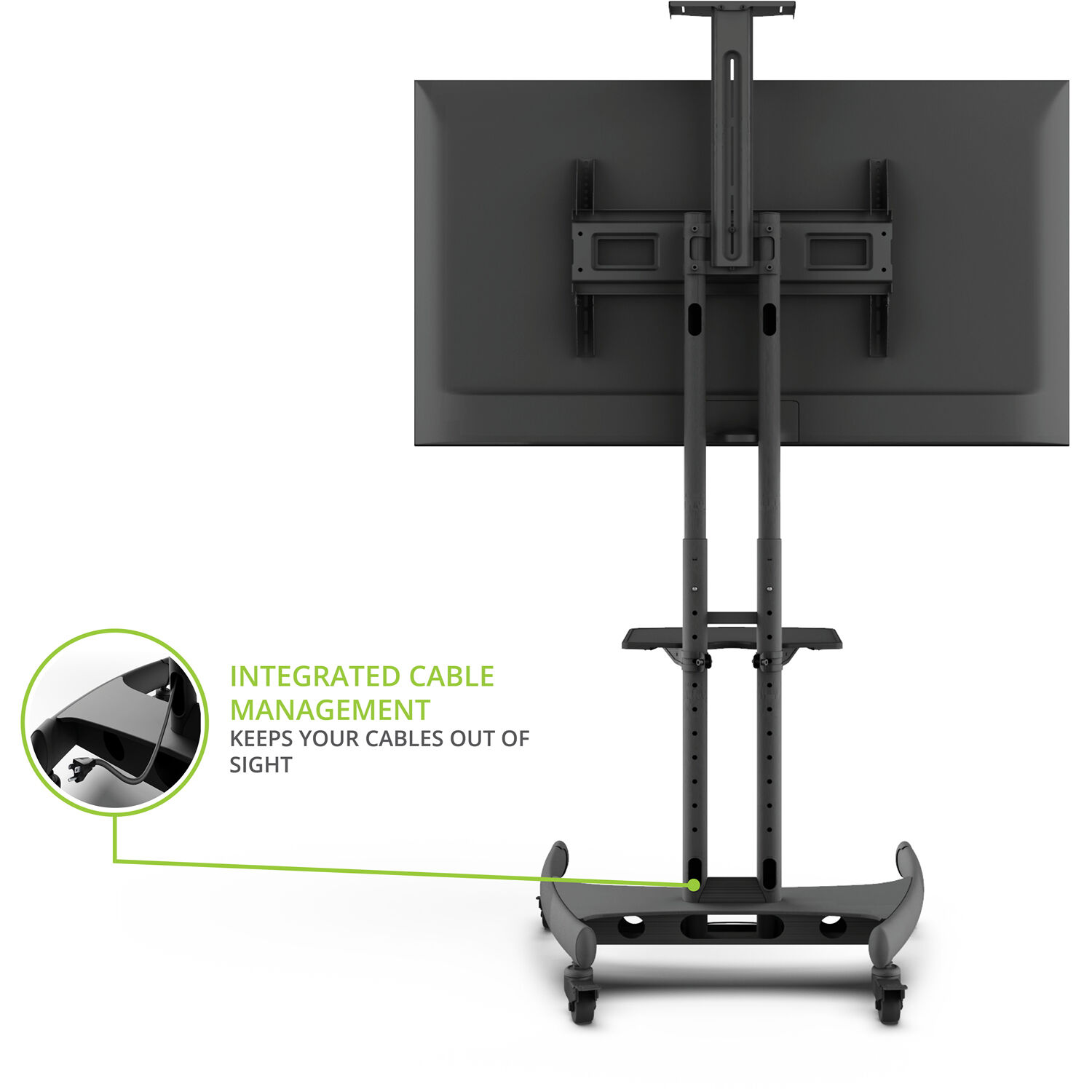 Rolling AV Cart for 65" TVs — view 25