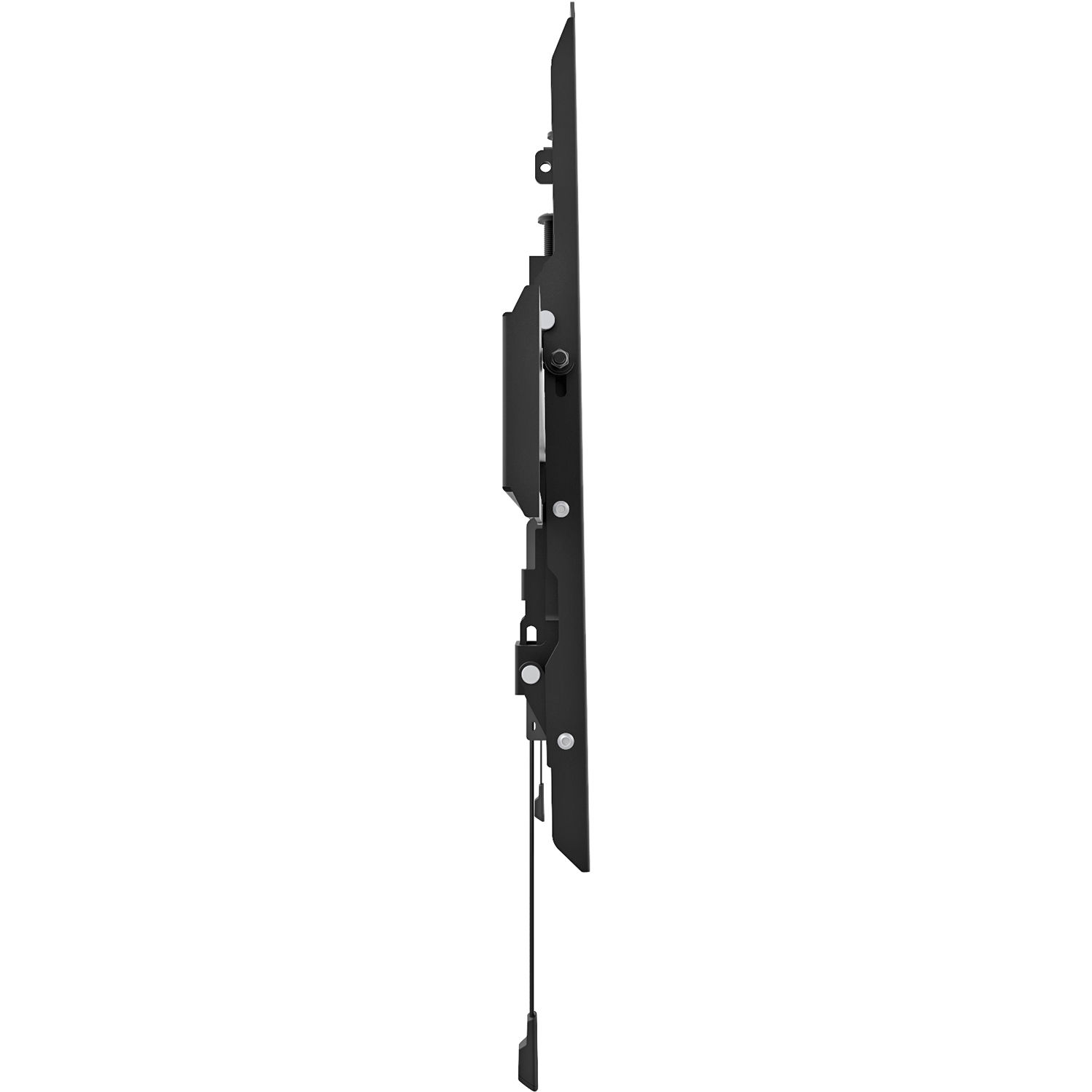 KANTO PT400 low-profile tilting TV mount in charcoal with 12-degree forward tilt — view 3