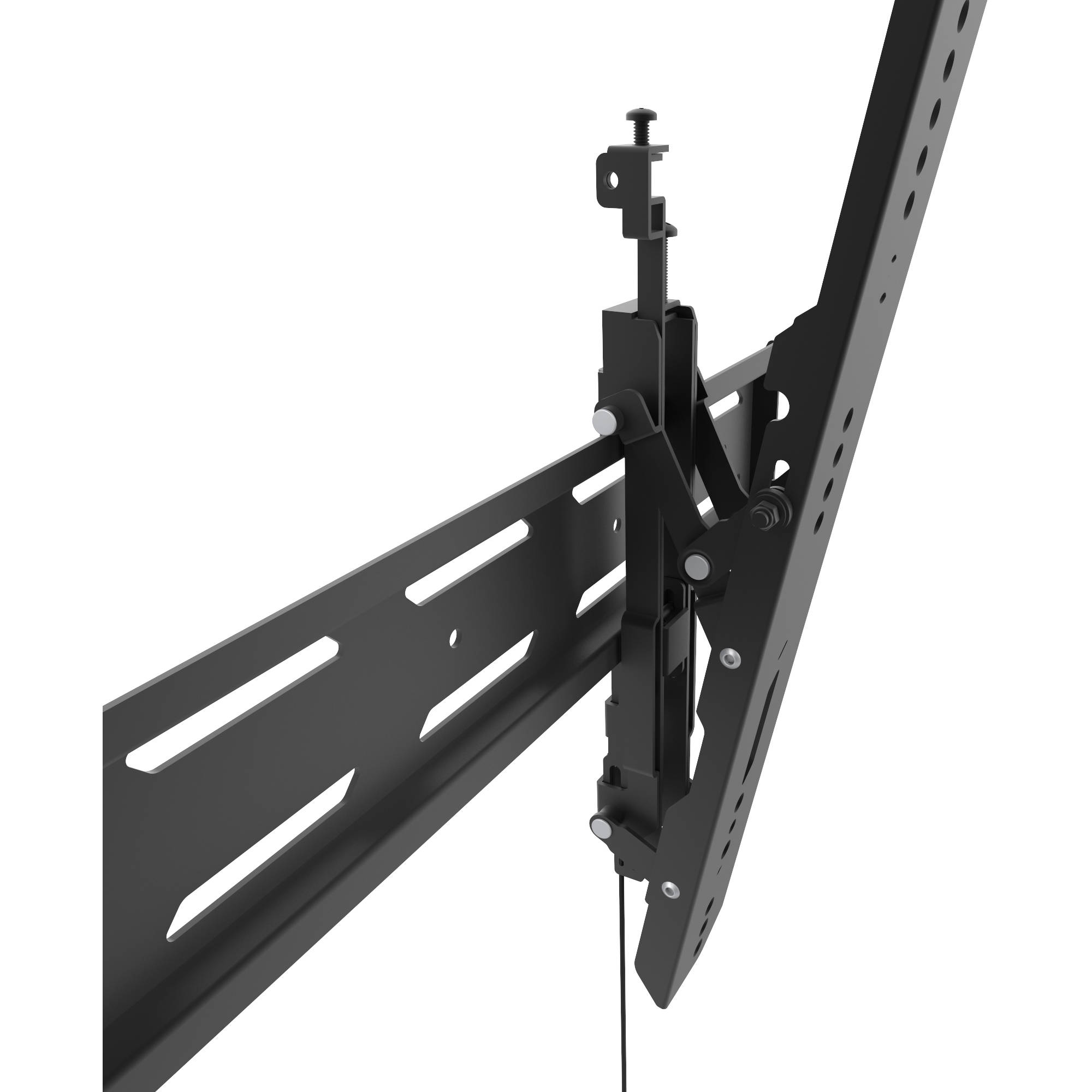KANTO PT400 low-profile tilting TV mount in charcoal with 12-degree forward tilt — view 5