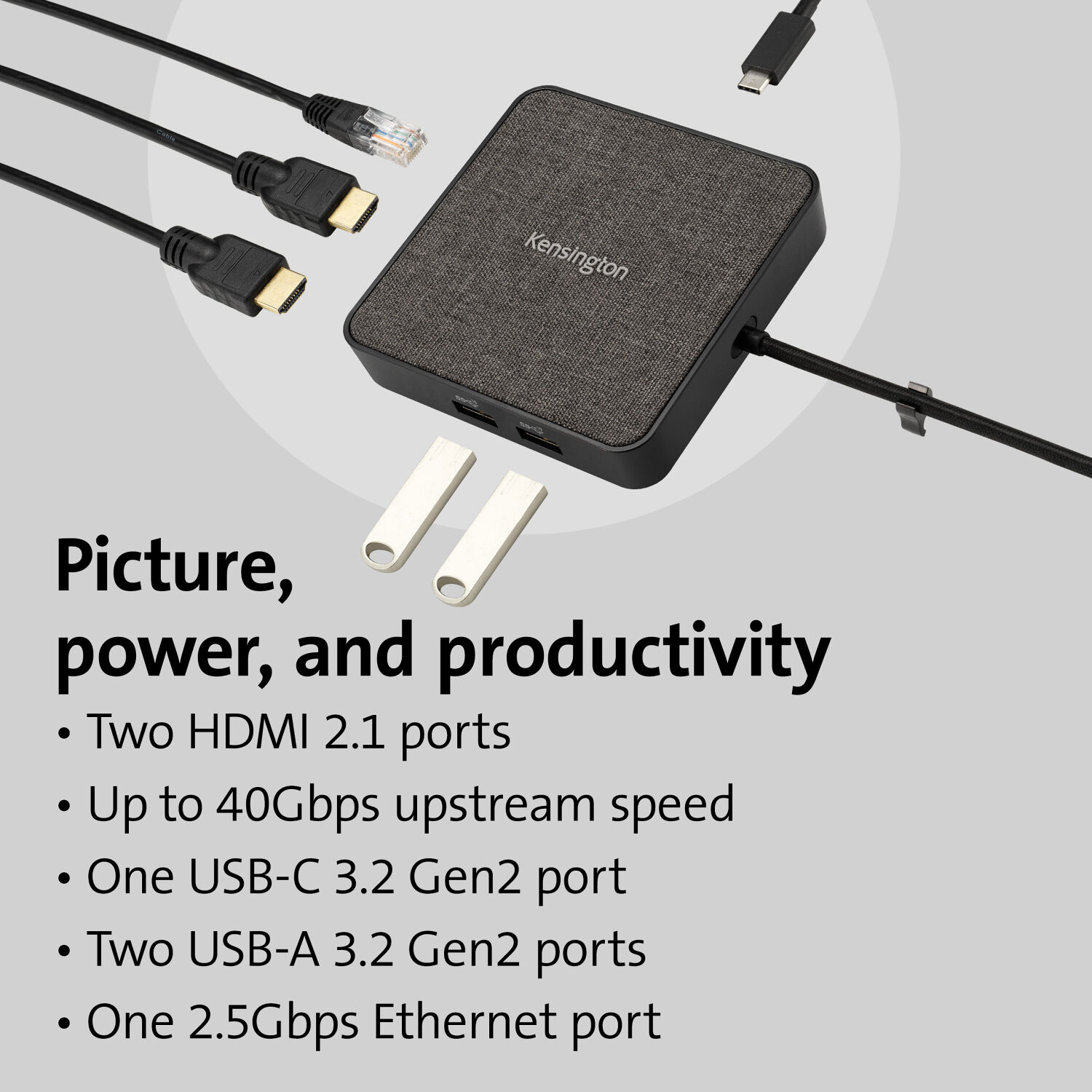 MD 120U4 USB4 Port Docking Stn — view 14