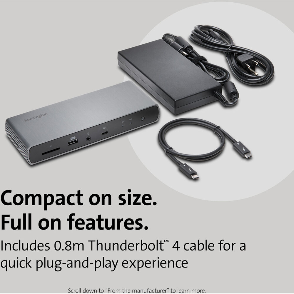 SD5700T THUNDERBOLT  4 DUAL 4K DOCKING STATION WITH 90W PD - WINDOWS/MACOS/CHROM — view 14