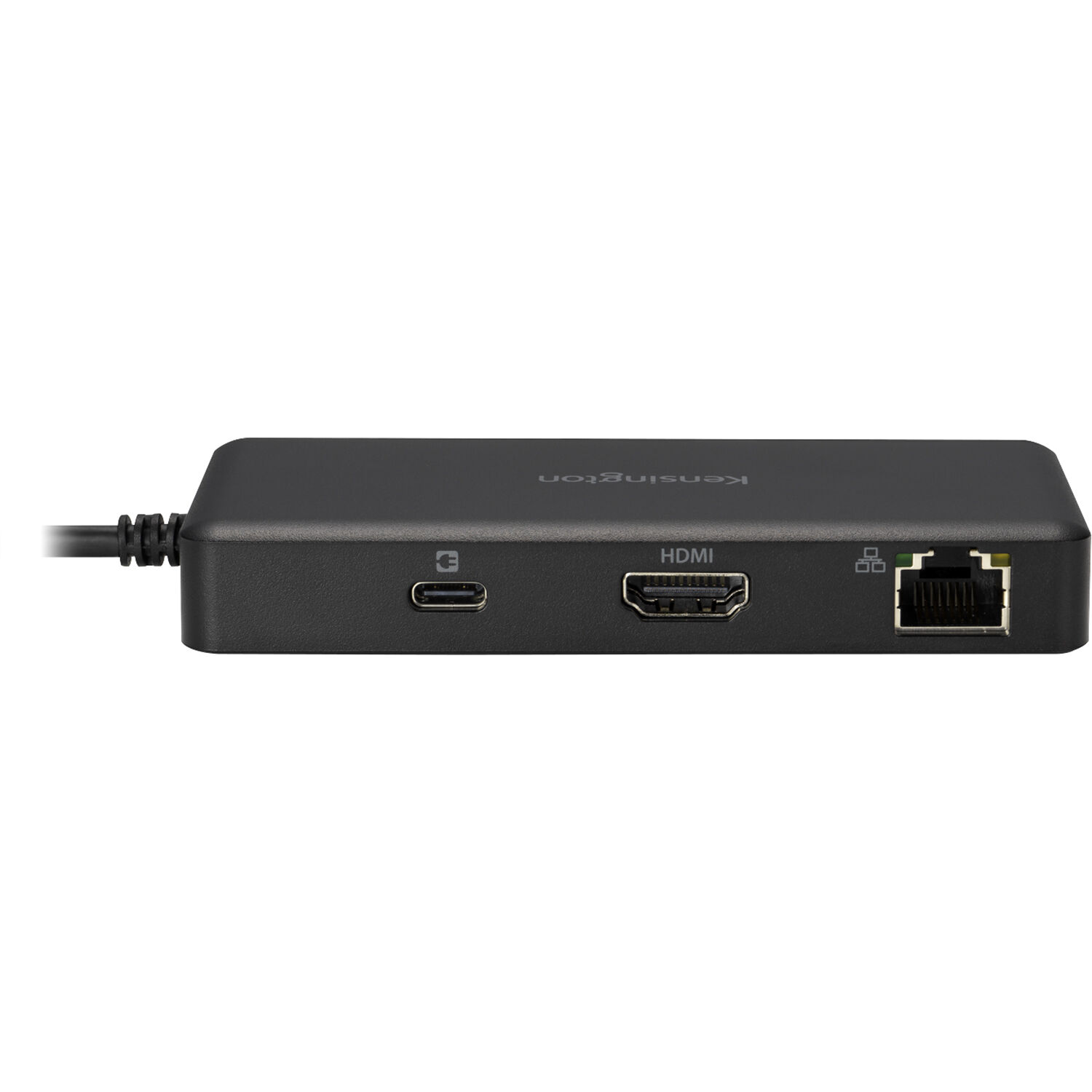Kensington G1000P USB-C mini dock, chrome finish, single 4K output, compact form — view 3