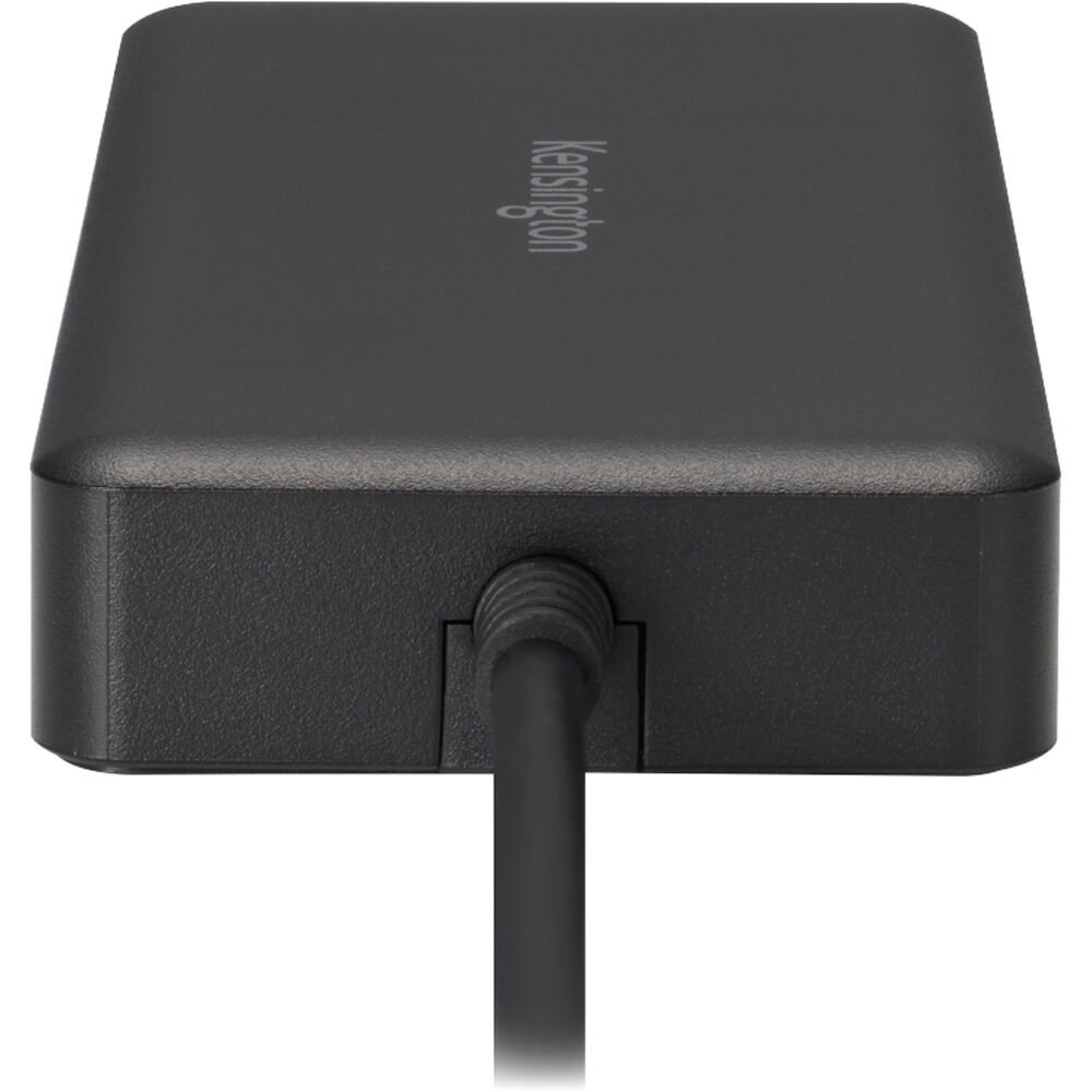 Kensington G1000P USB-C mini dock, chrome finish, single 4K output, compact form — view 5