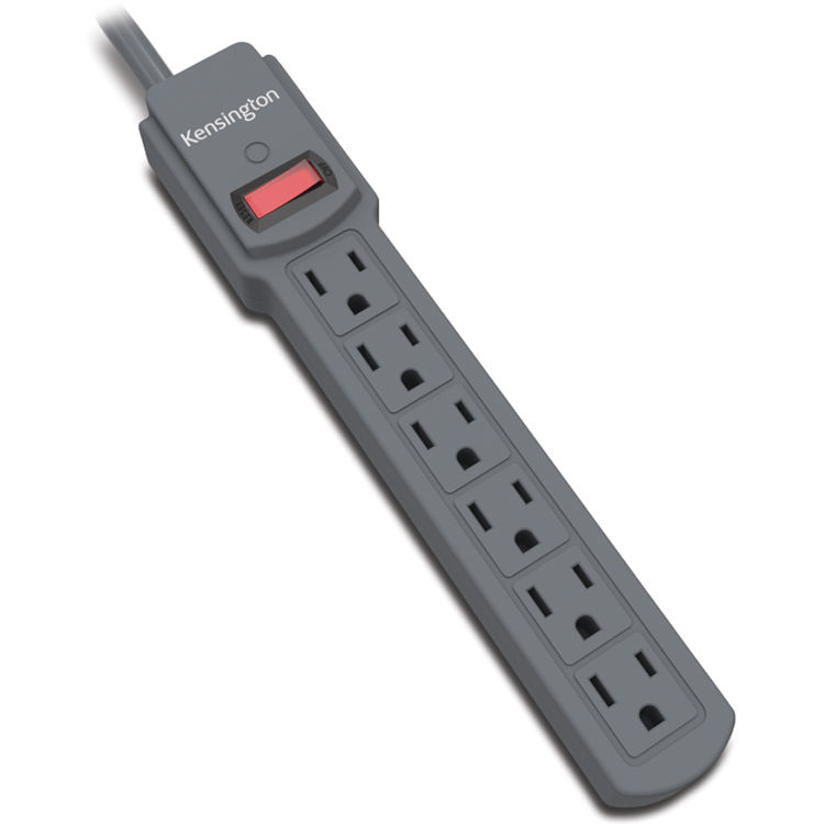 Kensington GUARDIAN STANDARD power strip with 6 outlets for desktop and office power distribution — view 2