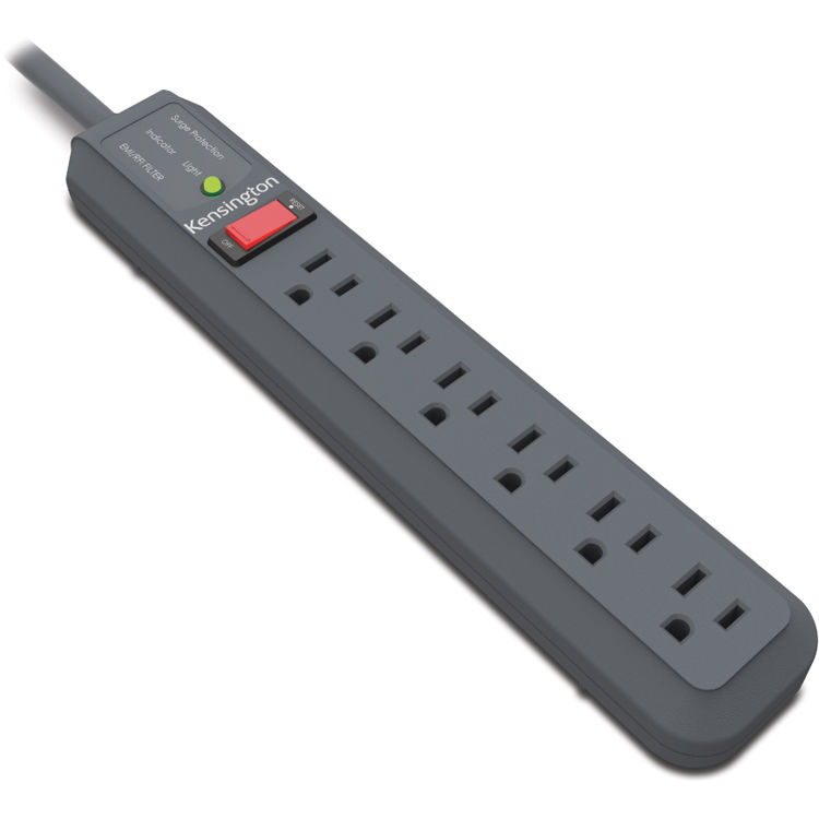 Kensington GUARDIAN Premium 15 surge strip with 15 outlets for high-density desktop power — view 2