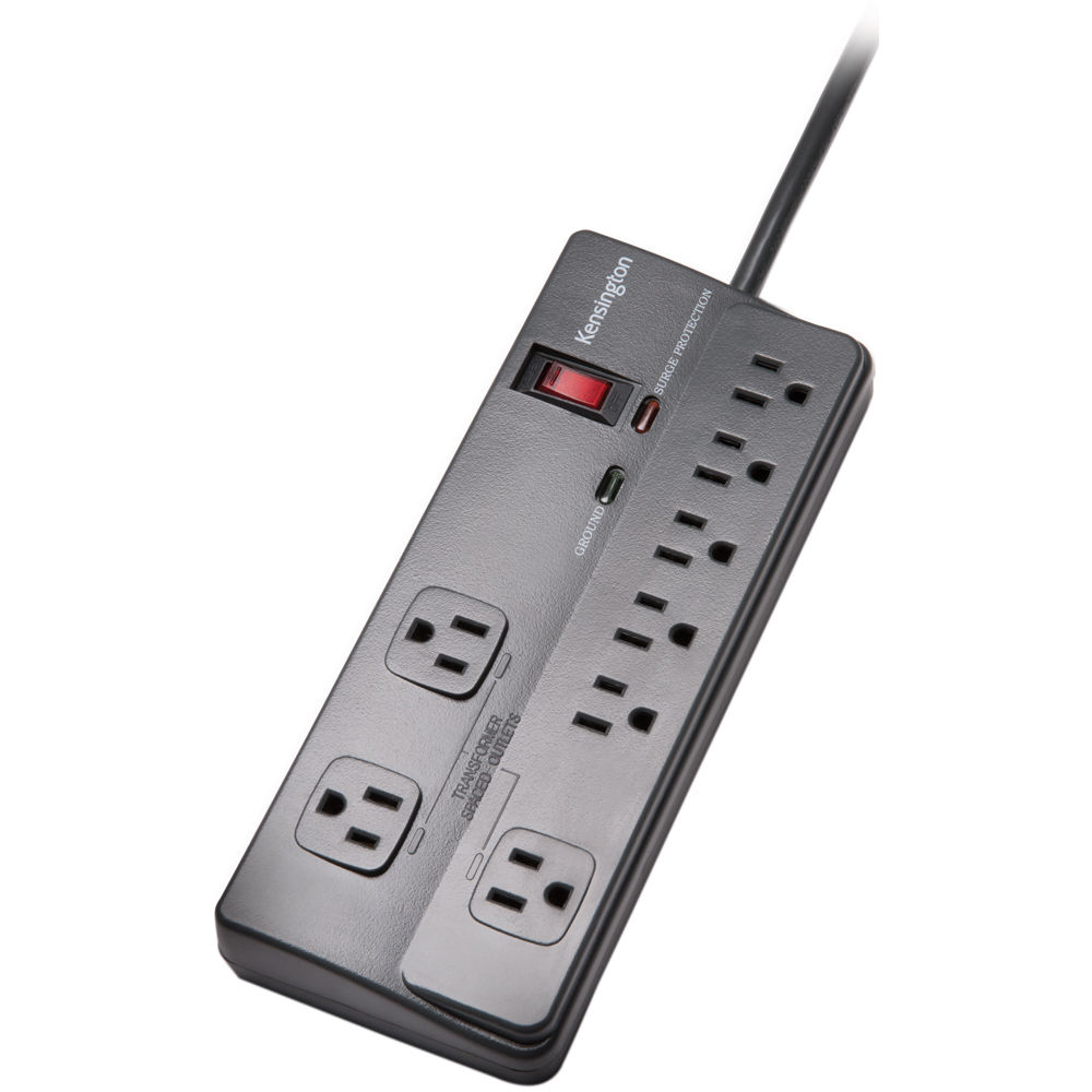 Guardian premium 8 outlet surge strip for workstation and office equipment protection — view 2