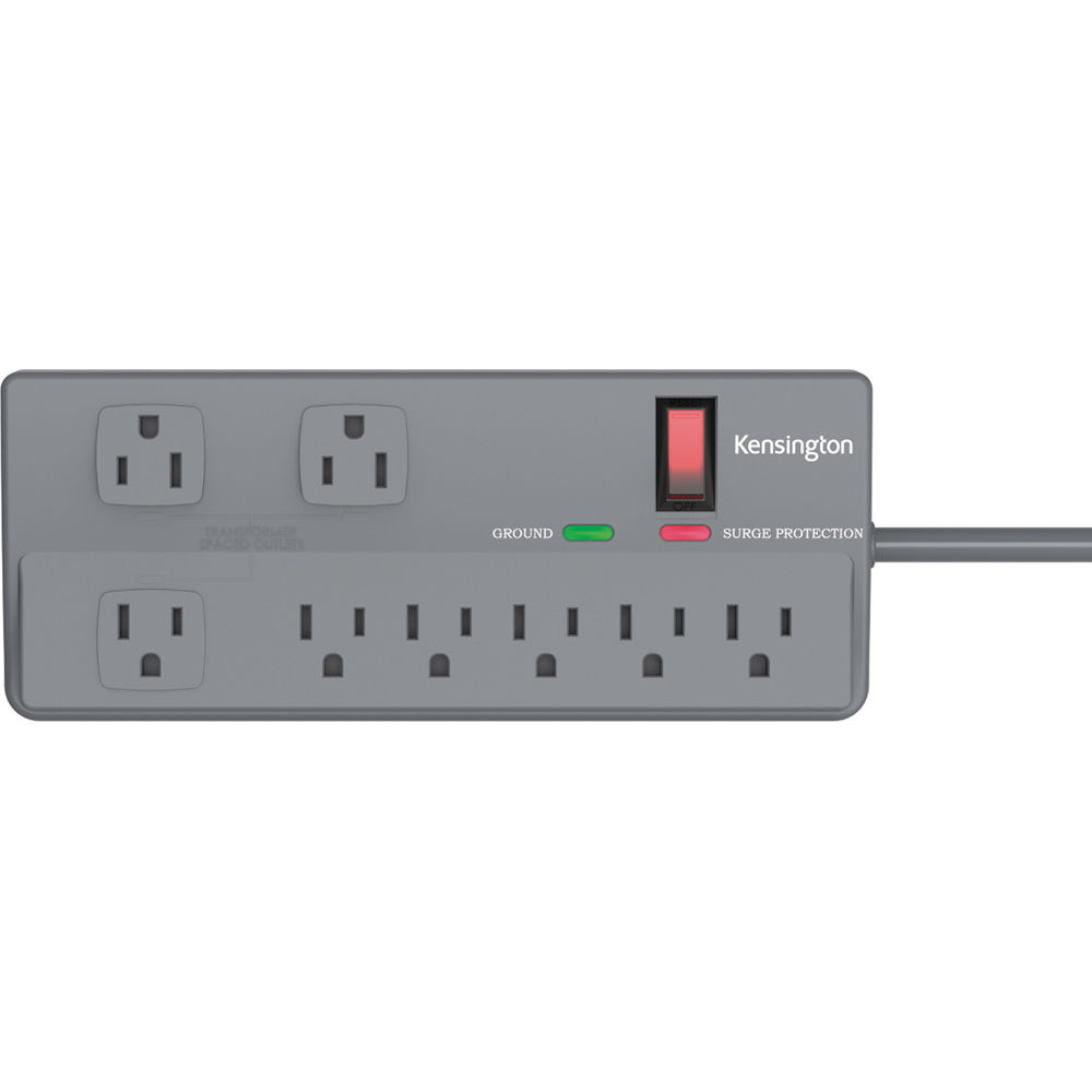 Guardian premium 8 outlet surge strip for workstation and office equipment protection — view 3