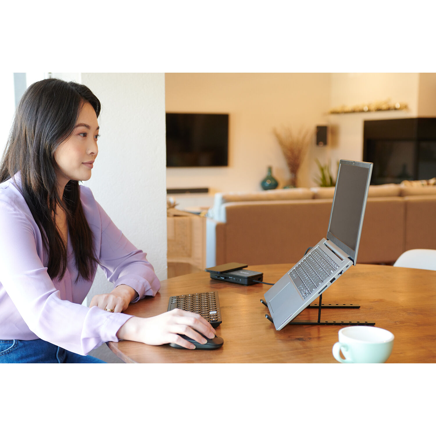 Kensington Collapsible Aluminum LT Riser K50406WW portable adjustable laptop stand — view 16