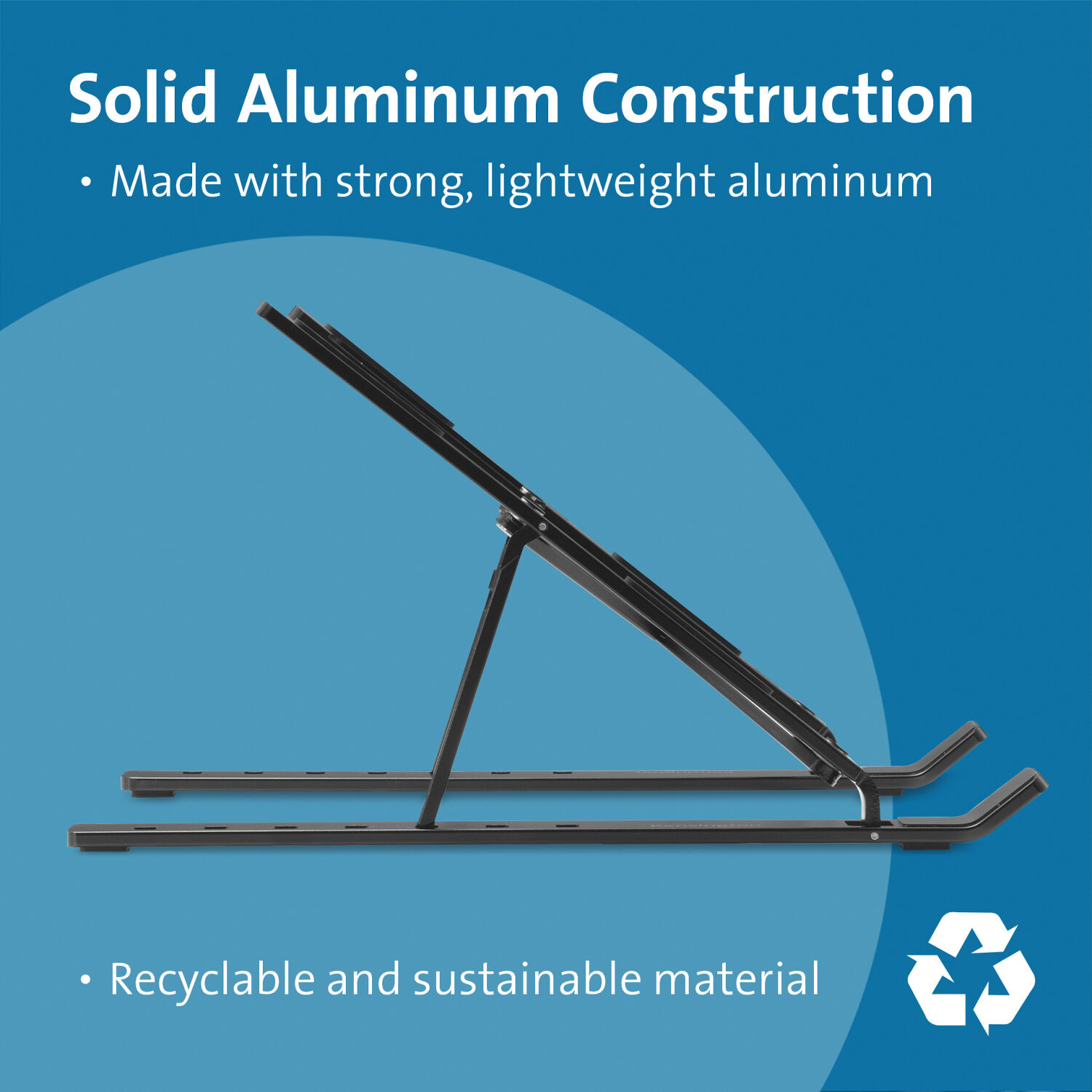 Kensington Collapsible Aluminum LT Riser K50406WW portable adjustable laptop stand — view 8