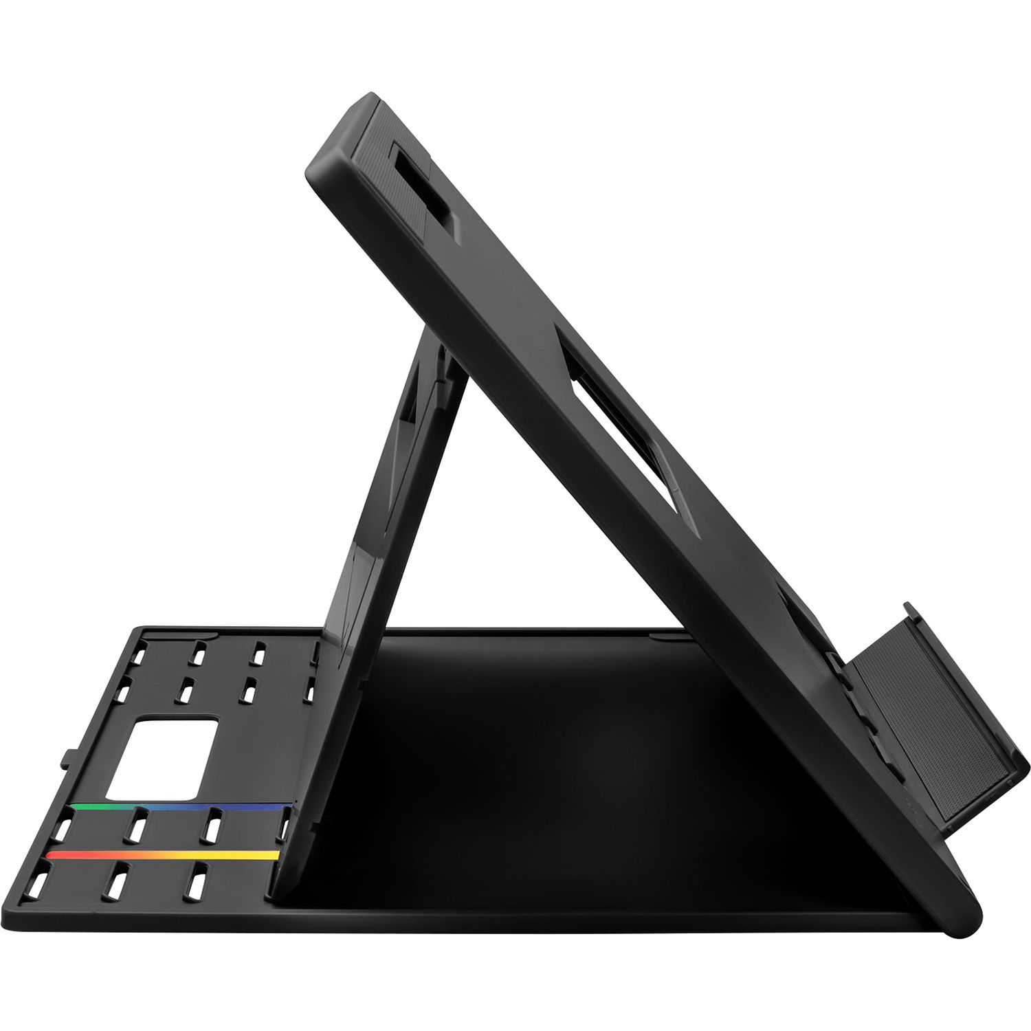 Kensington SmartFit Easy Riser Go 17-inch black laptop stand for ergonomic screen height and airflow — view 2