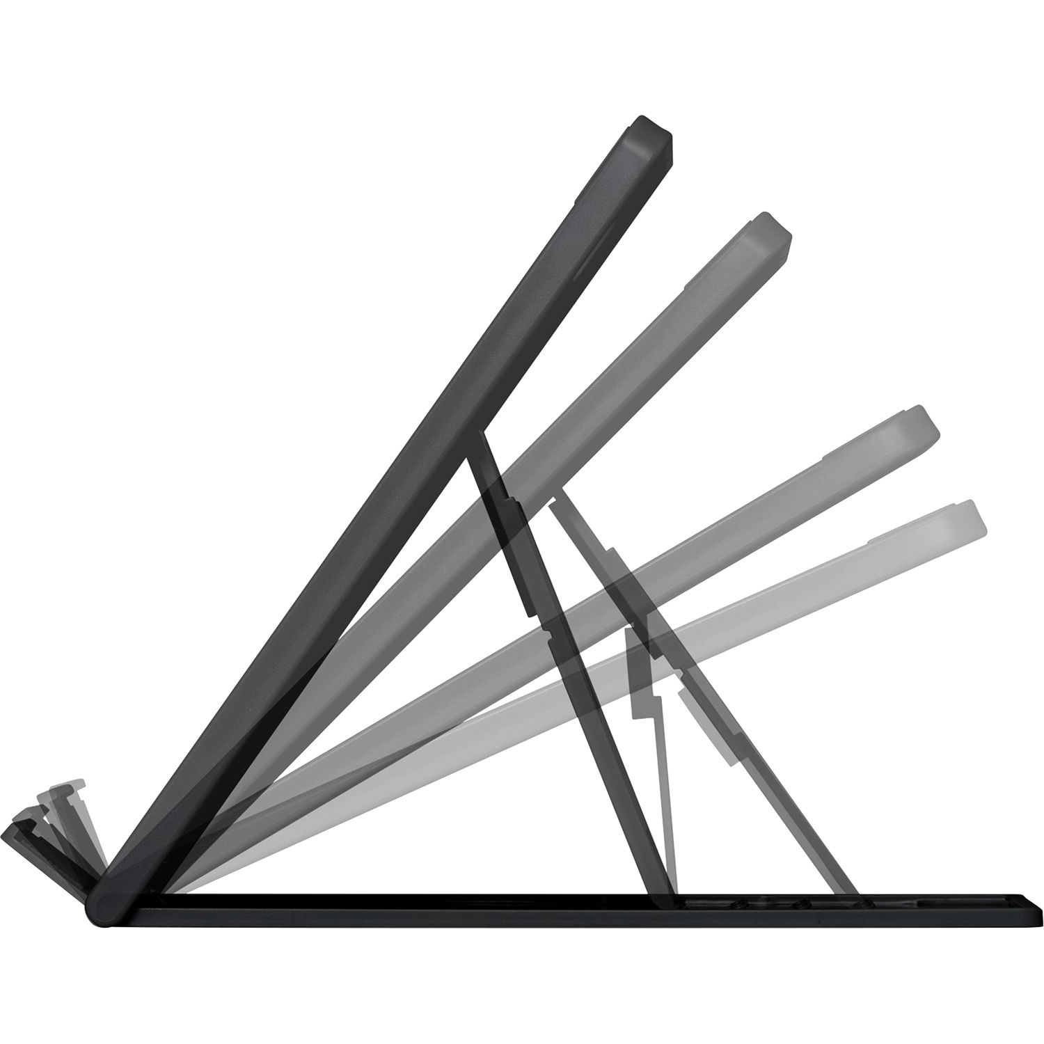 Kensington SmartFit Easy Riser Go 17-inch black laptop stand for ergonomic screen height and airflow — view 3