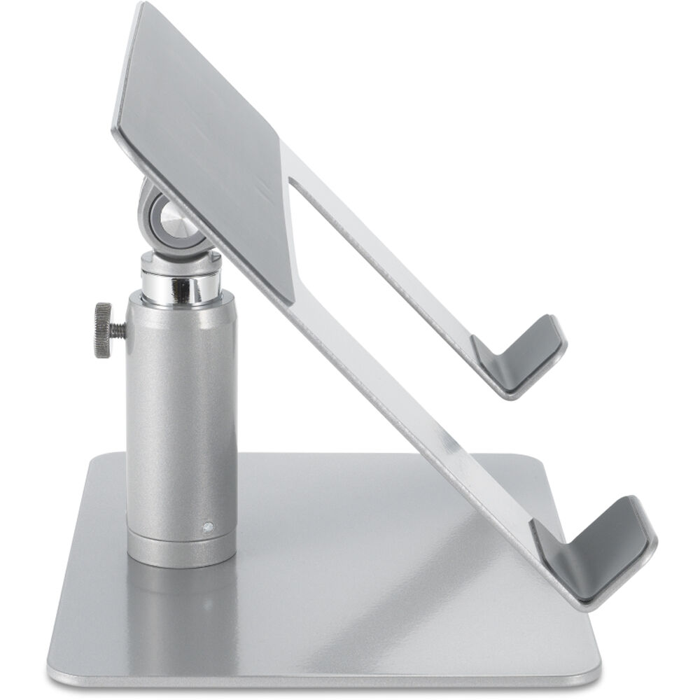 Kensington Uni Tabletop Laptop Riser in adjustable steel and aluminum desktop design — view 2