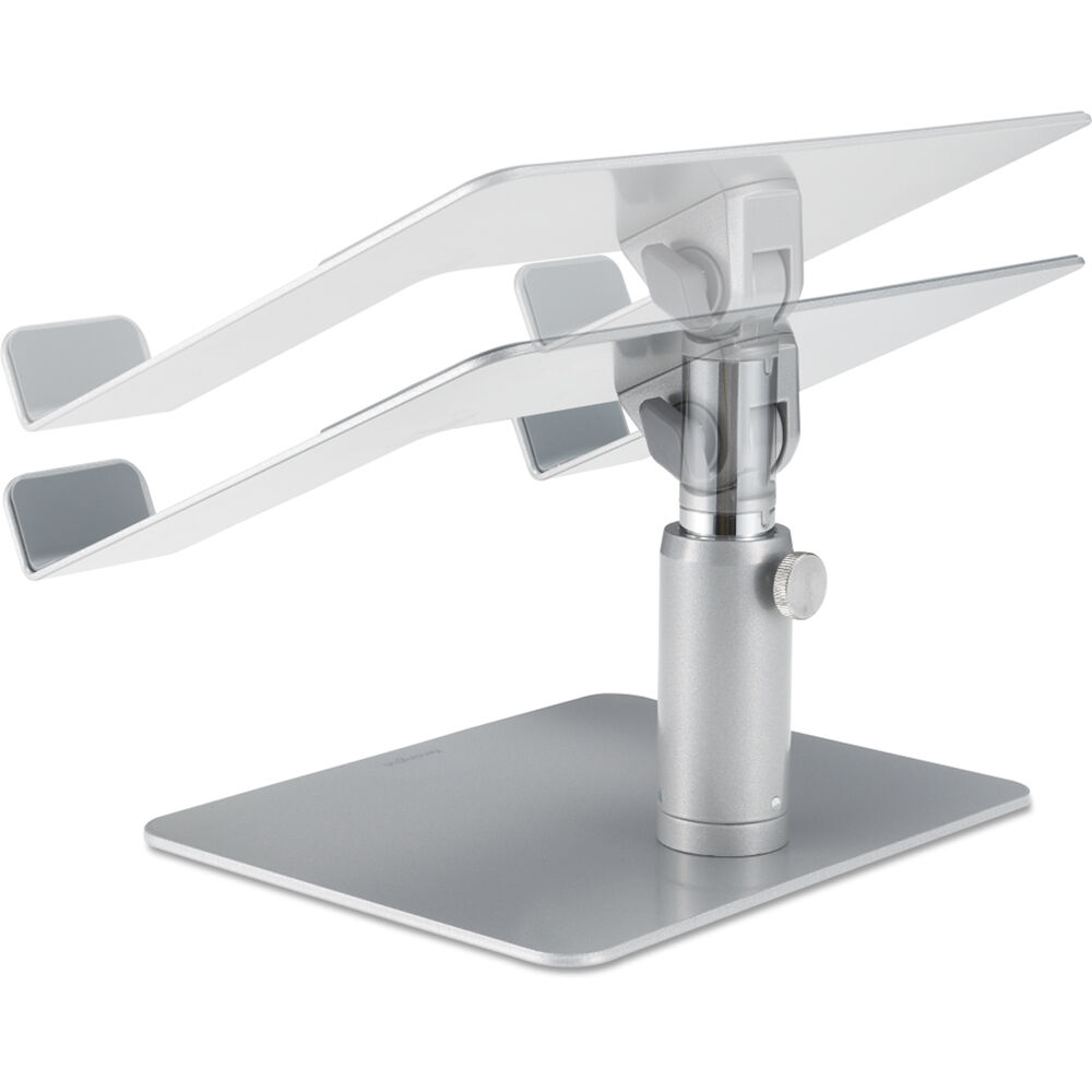 Kensington Uni Tabletop Laptop Riser in adjustable steel and aluminum desktop design — view 3