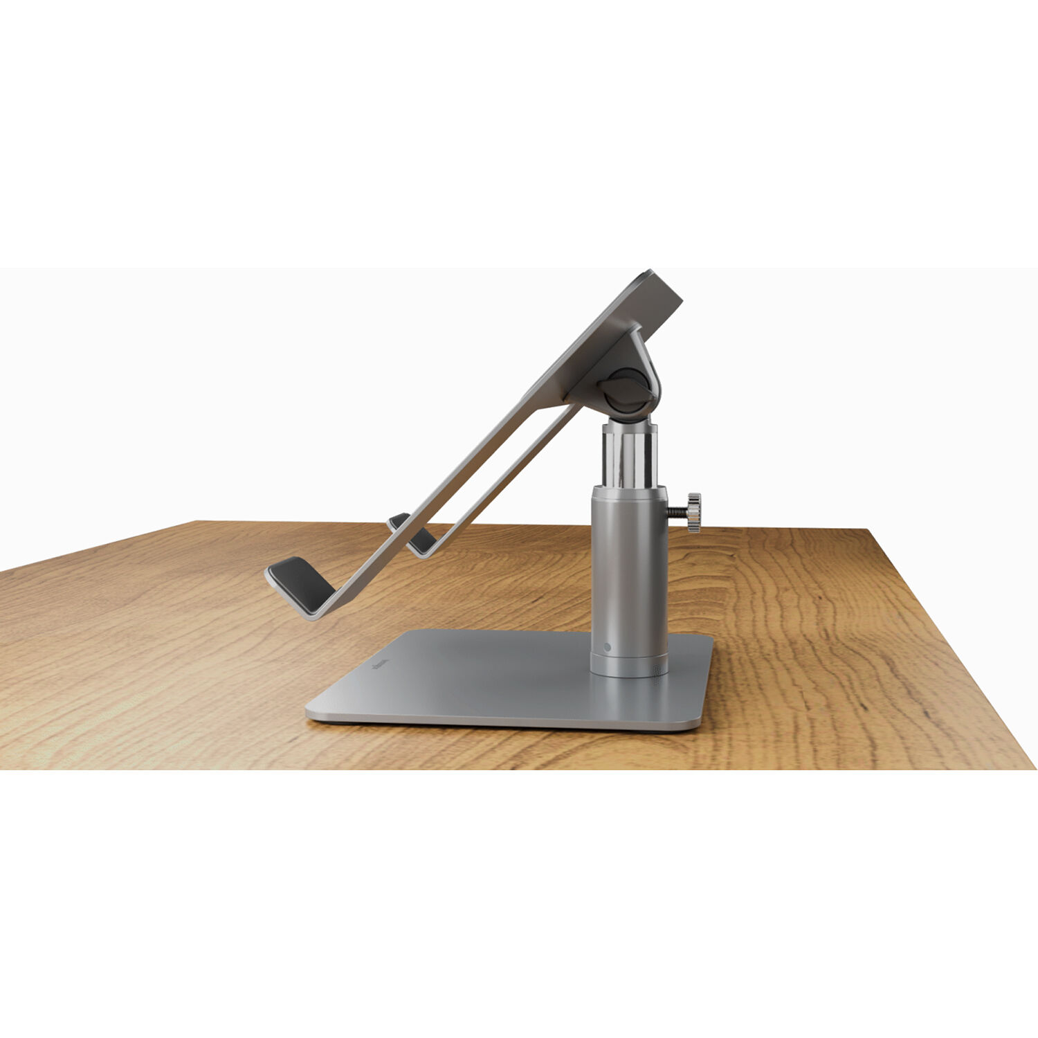 Kensington Uni Tabletop Laptop Riser in adjustable steel and aluminum desktop design — view 5