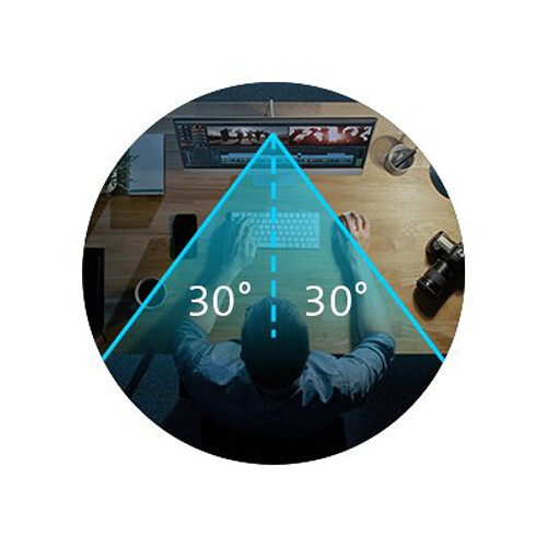 Kensington SA270 PS privacy screen for Apple Studio Display with webcam cutout — view 4