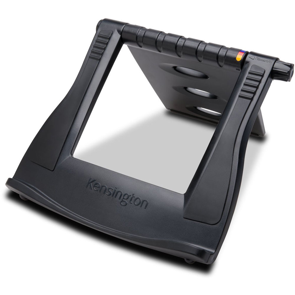 Kensington SmartFit Easy Riser black laptop stand with adjustable height settings — view 2