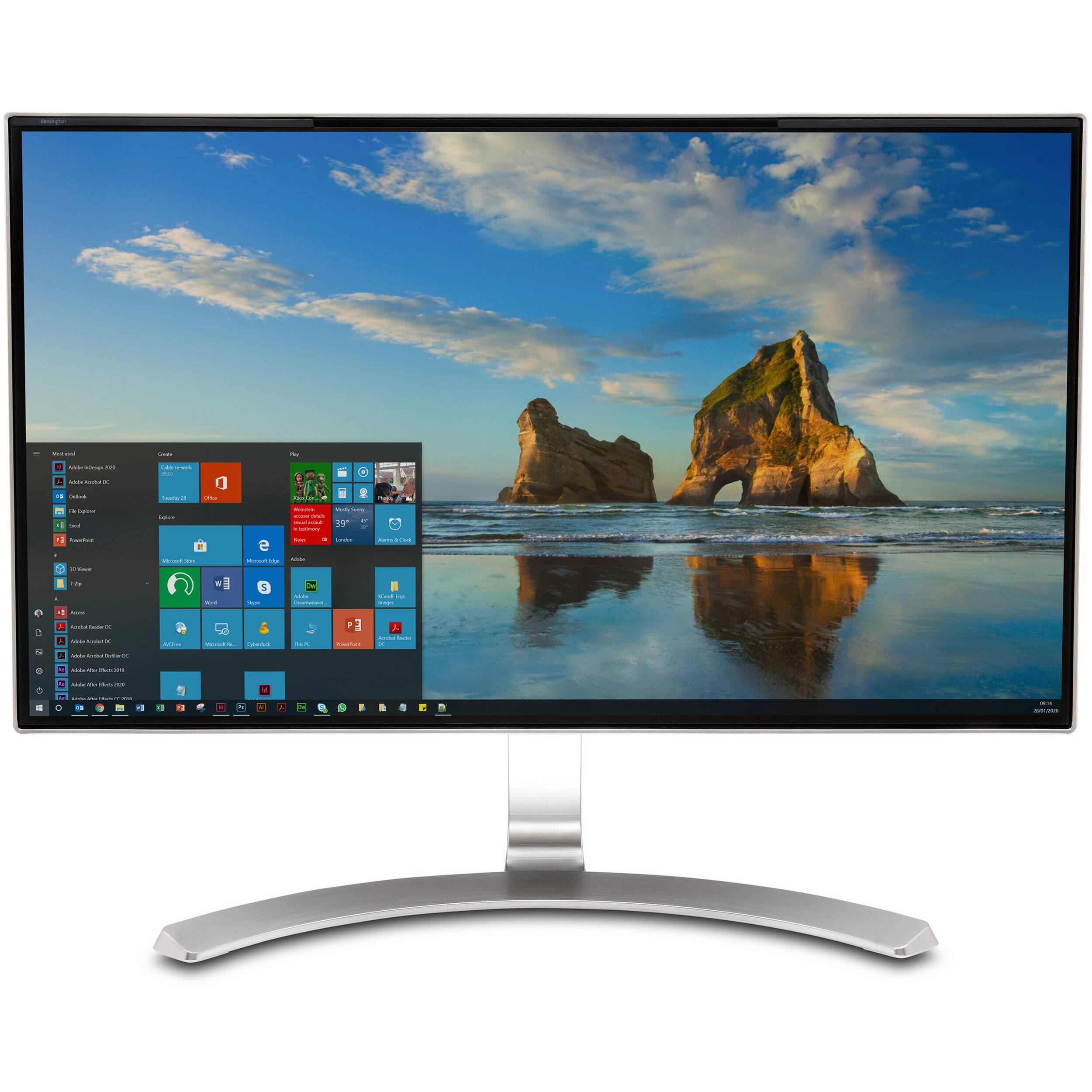 Kensington MAGPRO 24-inch monitor privacy screen for 16:10 displays — view 4