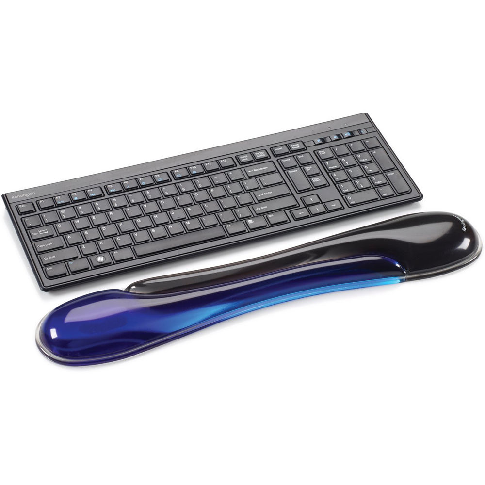 DUO GEL WAVE KEYBOARD WRIST REST   BLUE — view 5