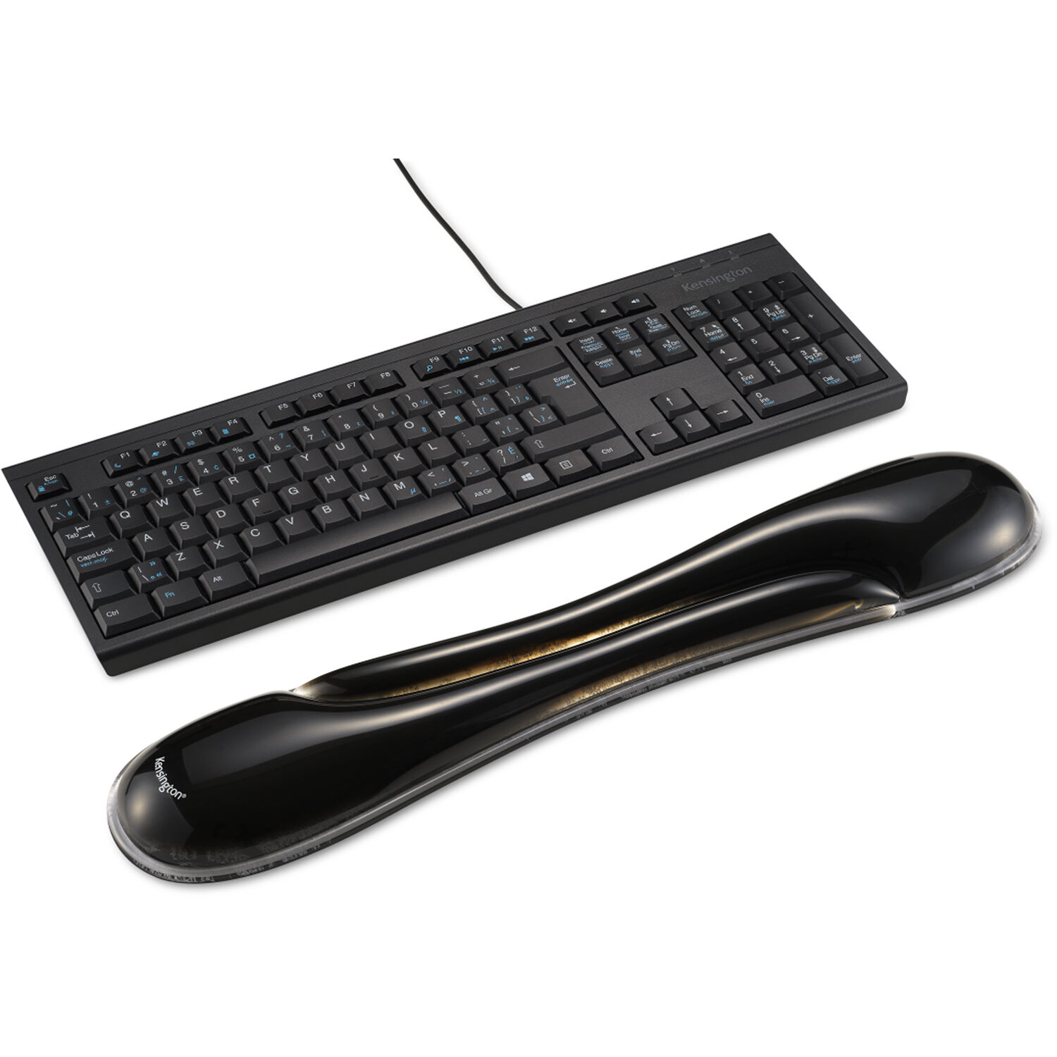 DUO GEL KEYBOARD WRIST REST,BLK — view 4