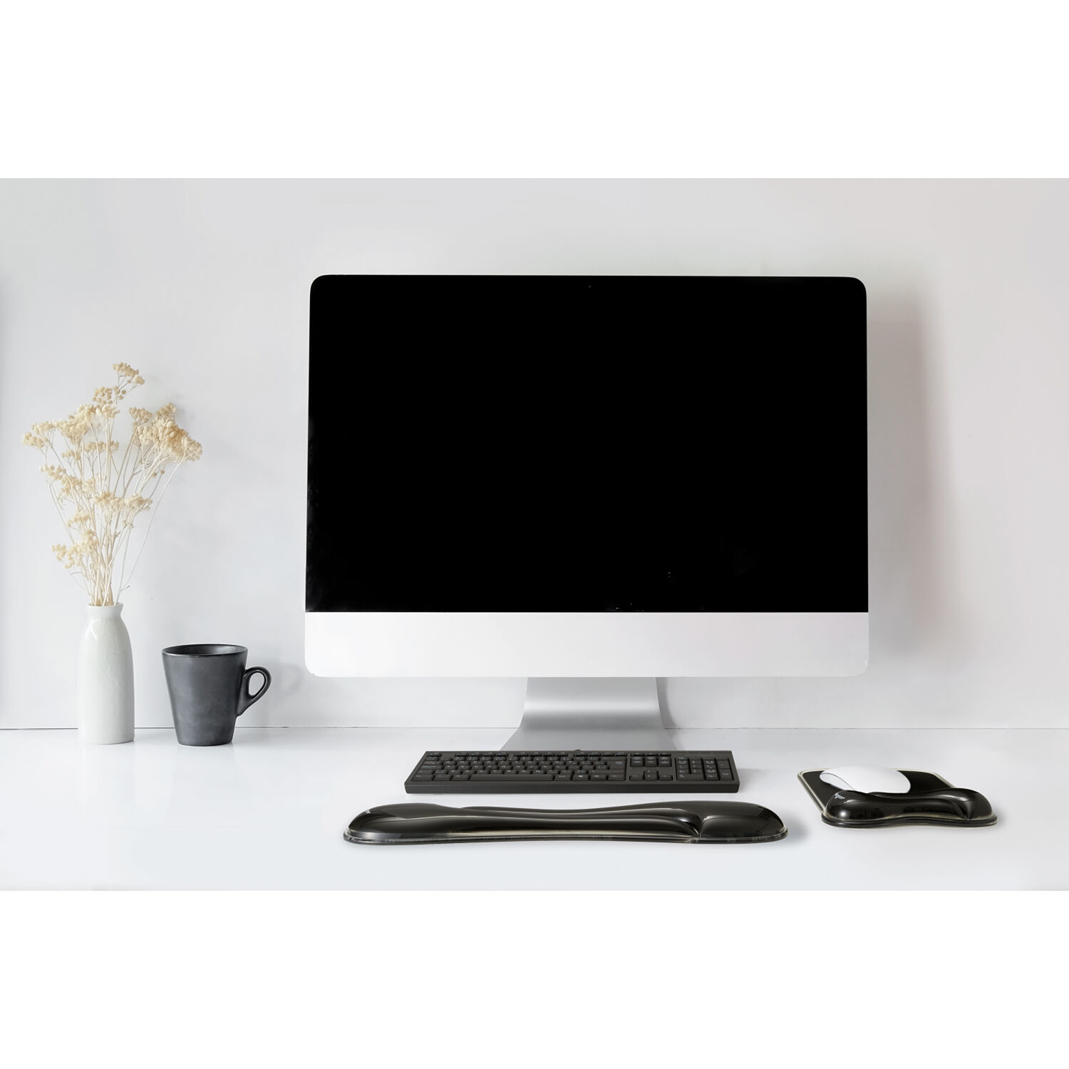 DUO GEL KEYBOARD WRIST REST,BLK — view 6