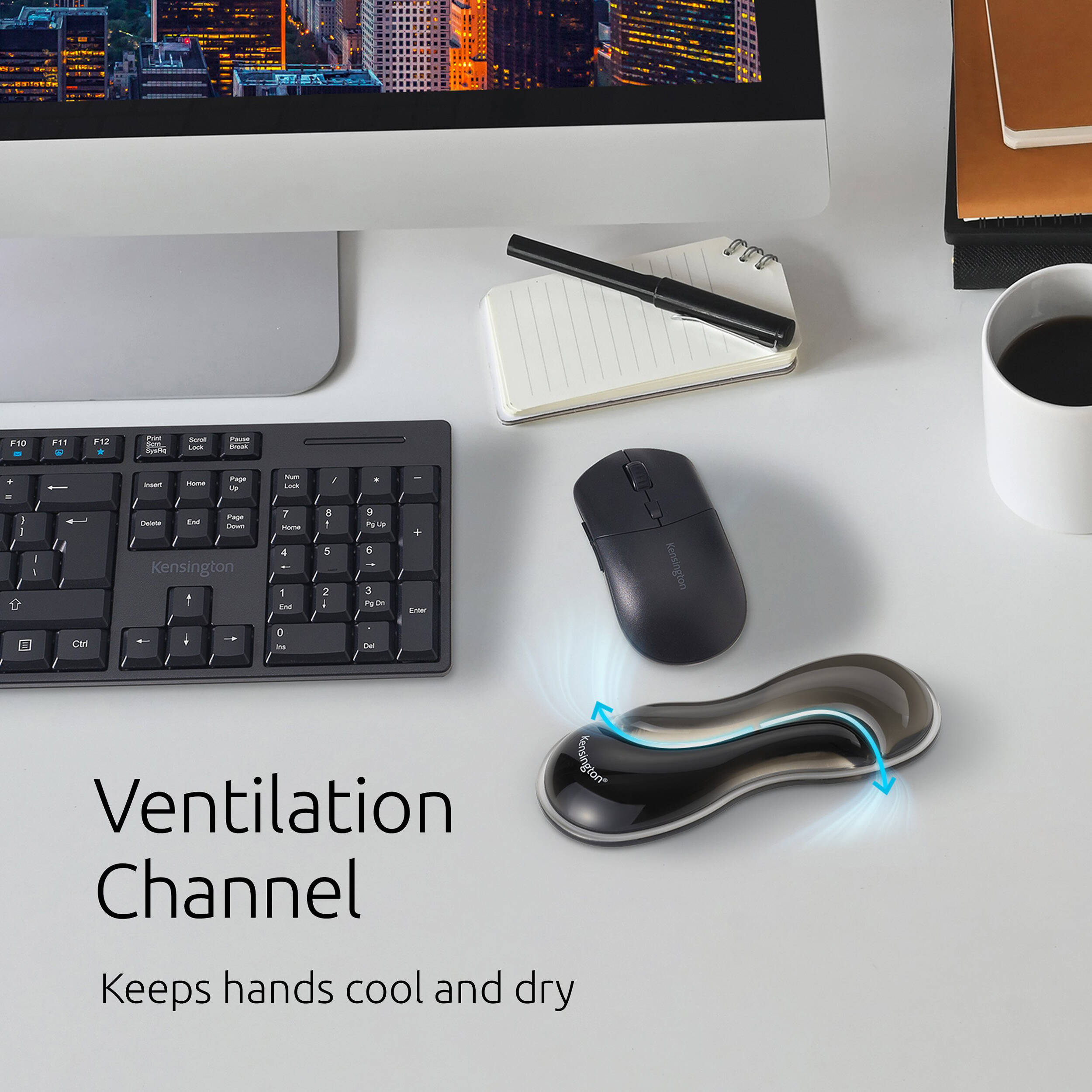 SlimDuo Gel Mouse WristRest Gy — view 10