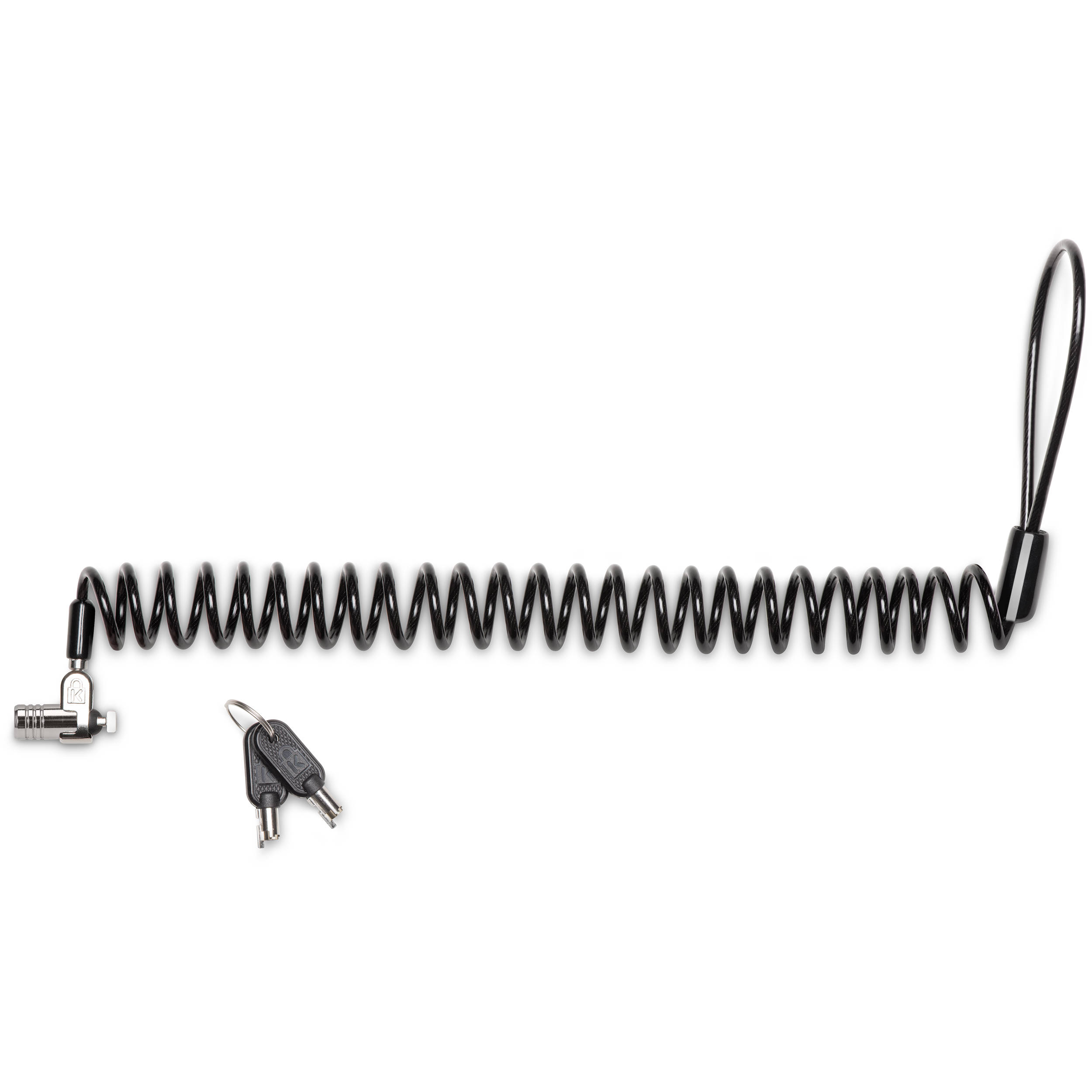Kensington MicroSaver 2.0 Portable Keyed Laptop Lock black keyed cable lock for notebook security — view 2