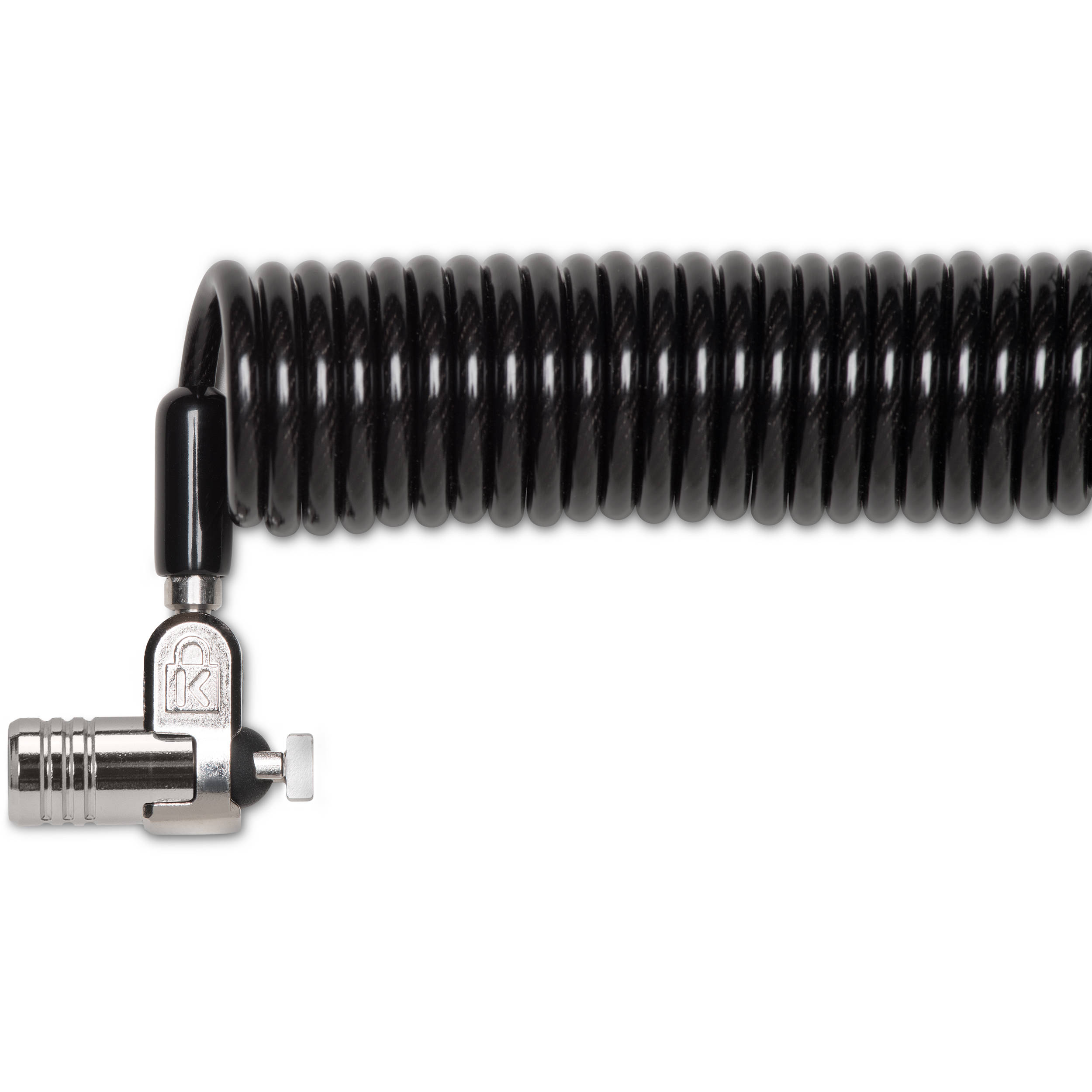 Kensington MicroSaver 2.0 Portable Keyed Laptop Lock black keyed cable lock for notebook security — view 3