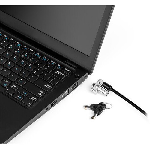 Kensington N17 wedge-shaped keyed laptop lock, black, TAA compliant for compatible laptops — view 4