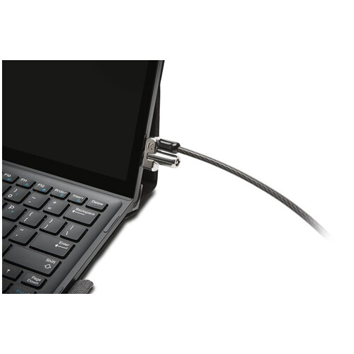 Kensington N17 wedge-shaped keyed laptop lock, black, TAA compliant for compatible laptops — view 5