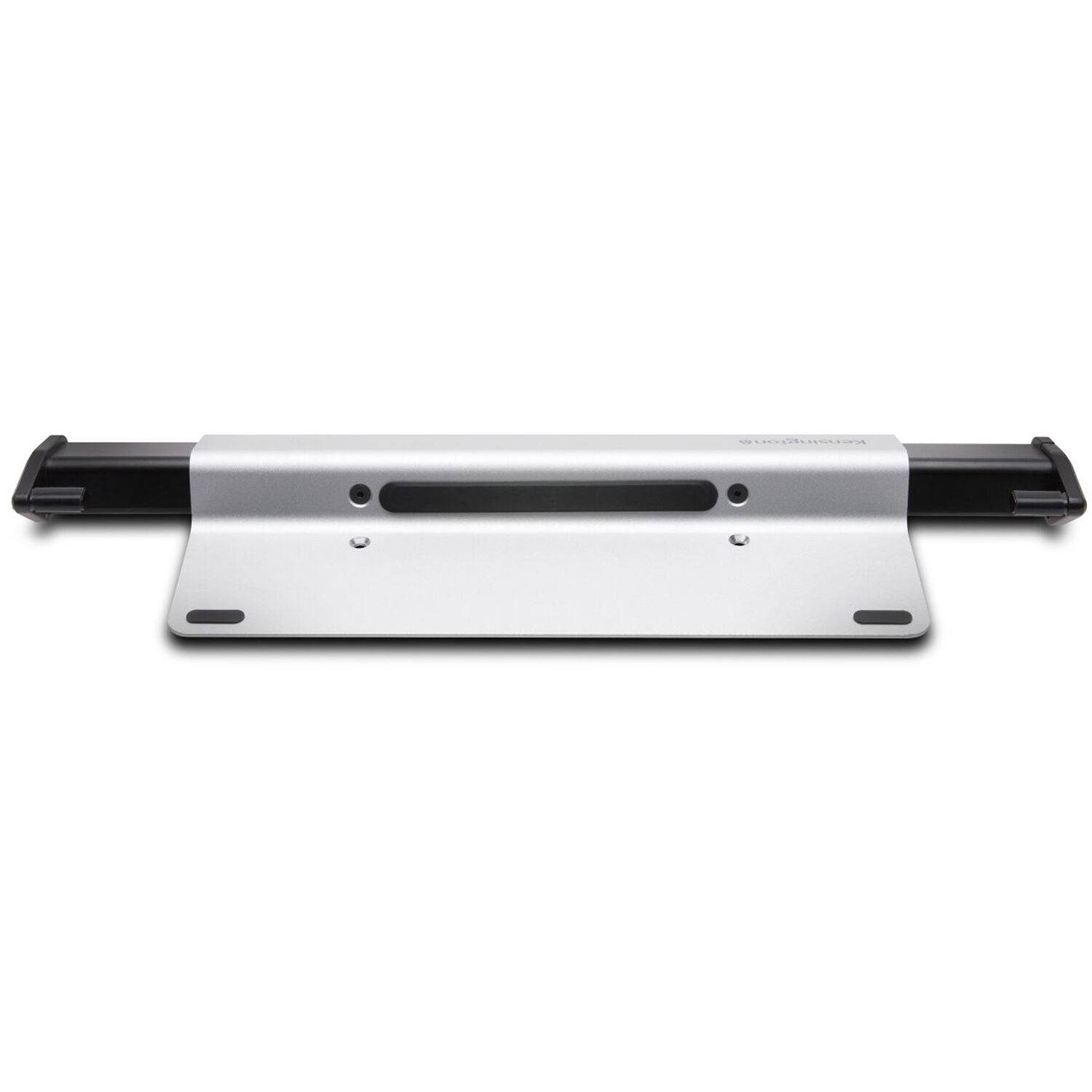 Kensington Laptop Locking Station 2.0 with keyed lock for ultra-thin laptops, silver brushed aluminum finish — view 3