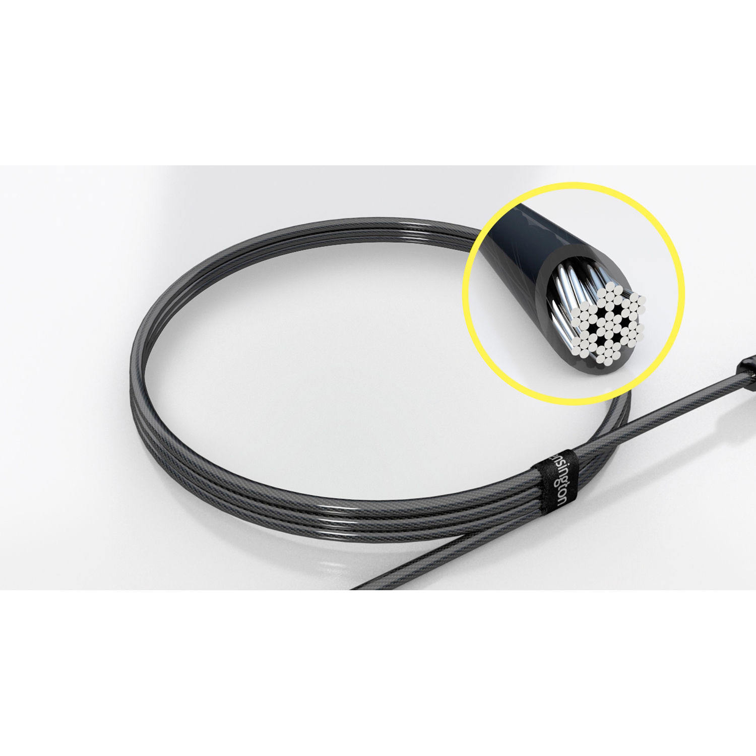 Kensington MicroSaver 2.0 keyed twin laptop lock for securing two devices — view 5