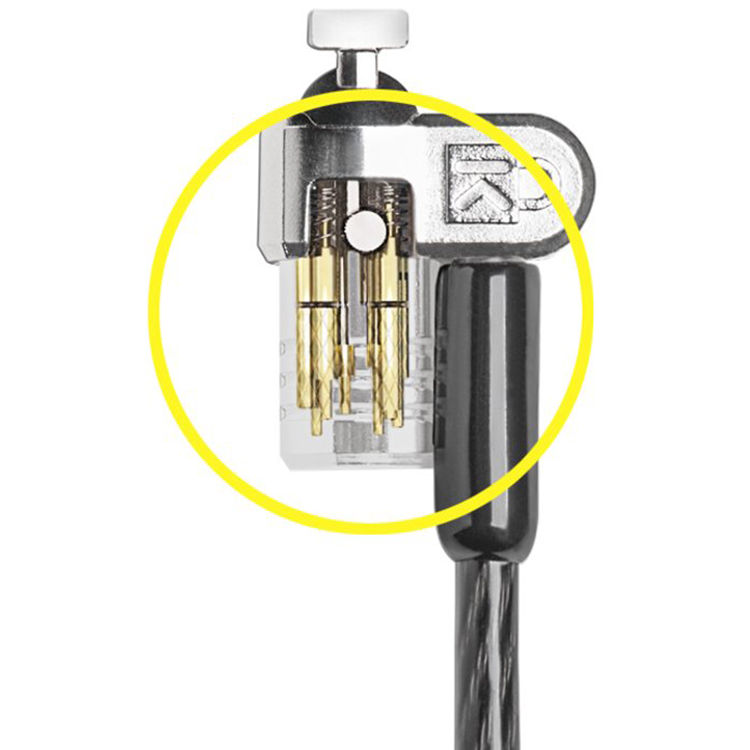 Kensington MicroSaver 2.0 keyed twin laptop lock for securing two devices — view 7