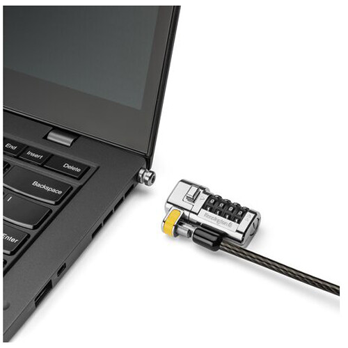 Kensington ClickSafe Universal Combination Laptop Lock with master-coded combo and universal security slot compatibility — view 6