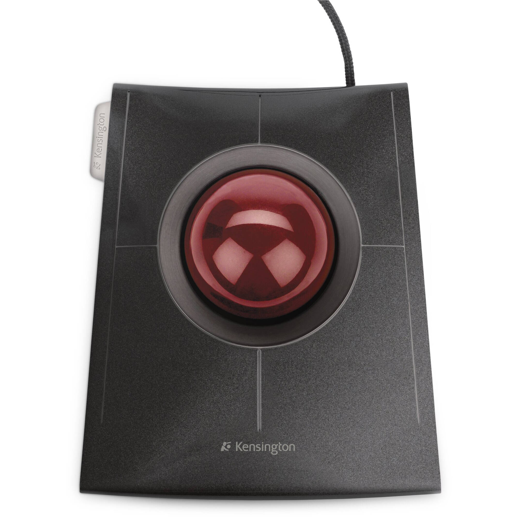 Kensington SlimBlade Trackball K72327WW black sculpted housing with large central ball and programmable buttons — view 2