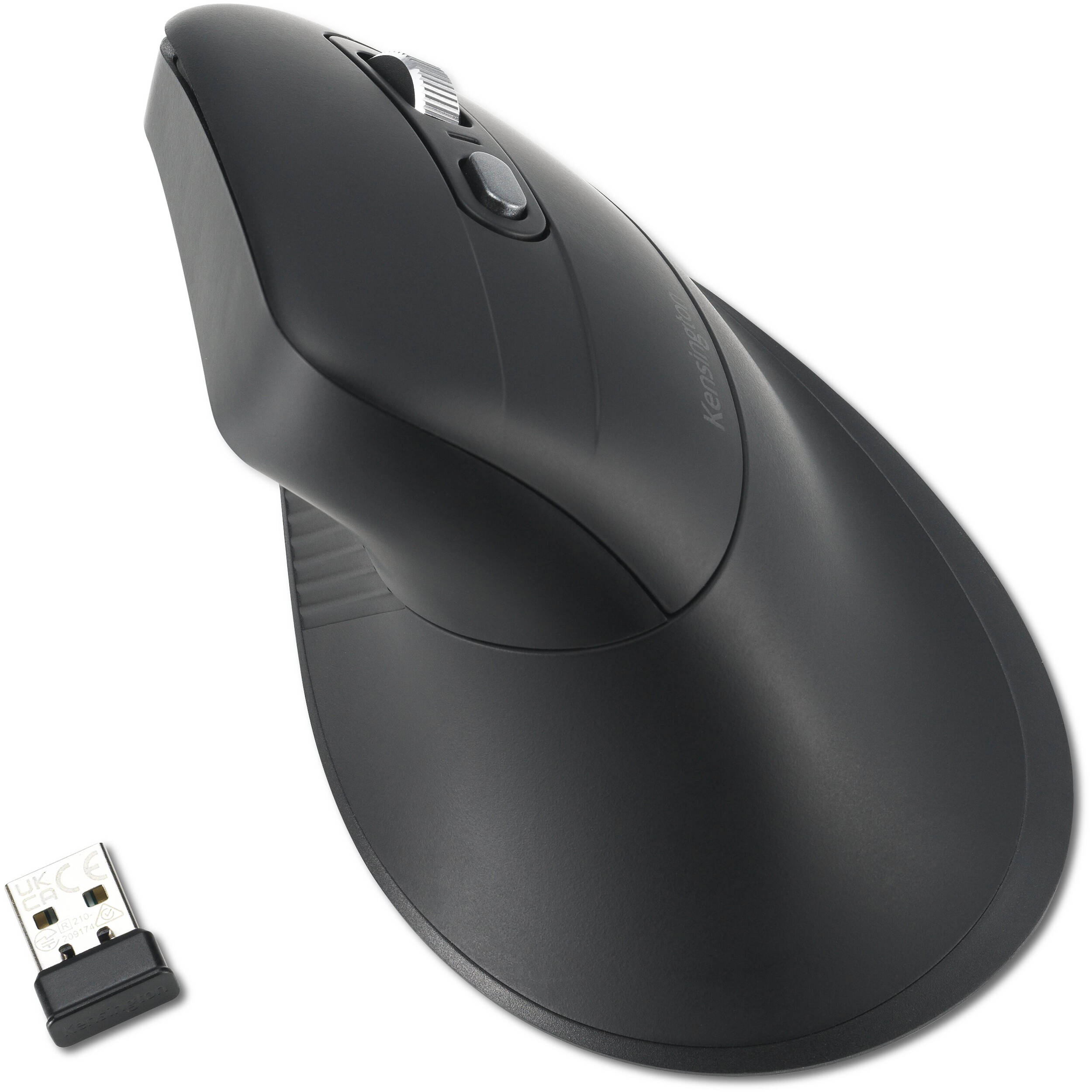 Kensington Pro Fit Ergo MY630 EQ rechargeable vertical ergonomic mouse with wireless connectivity — view 3