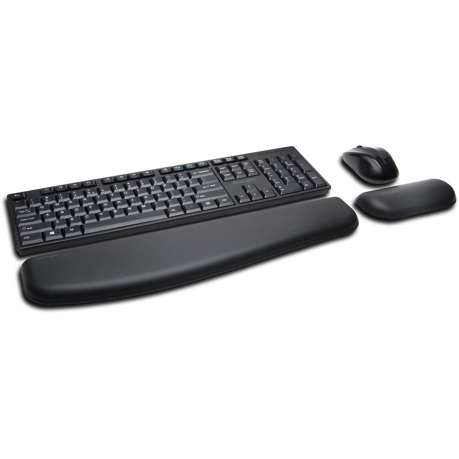 Kensington Low Profile Wireless Desktop Set with full-size keyboard, ambidextrous mouse, and USB receiver — view 11