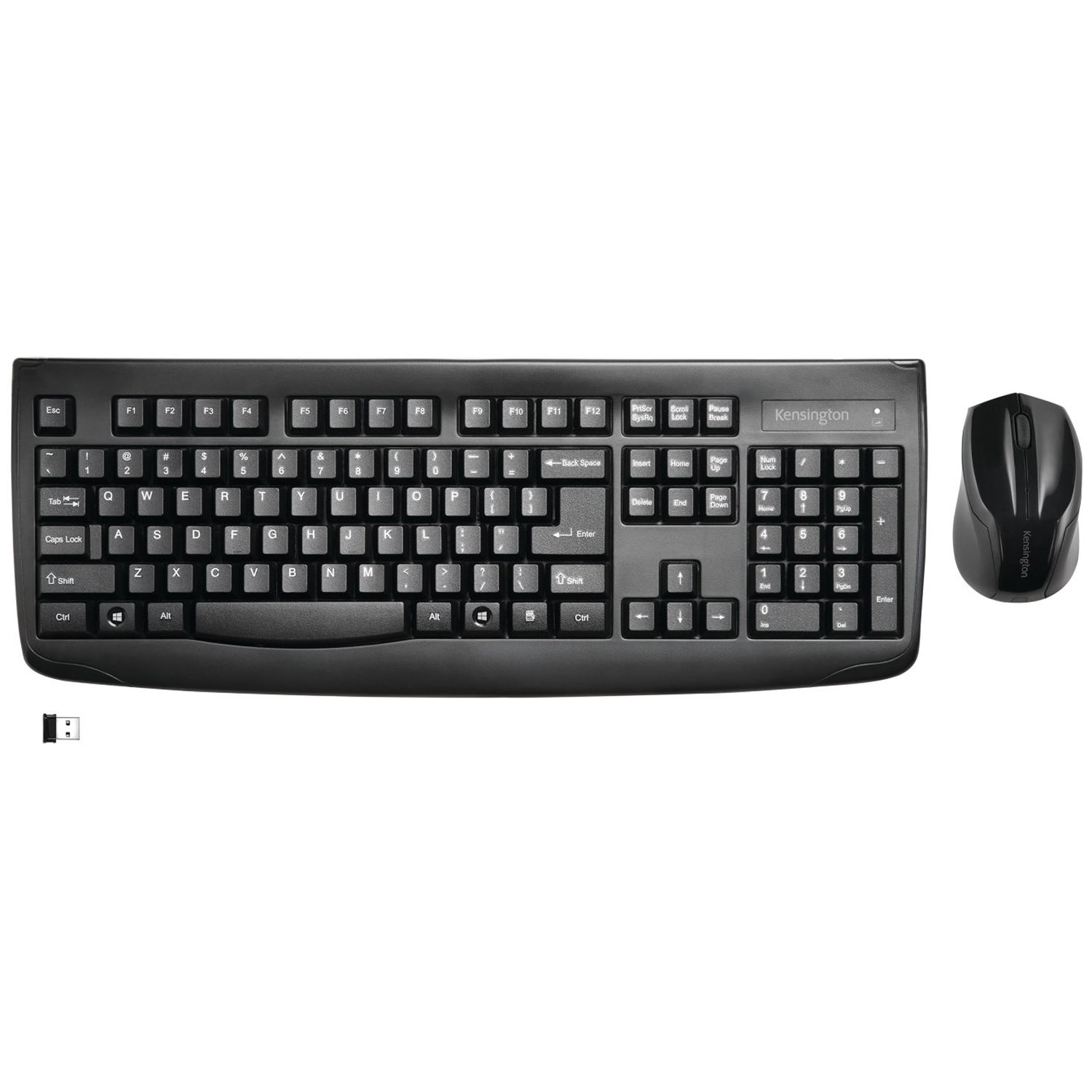 Kensington Keyboard for Life Wireless Set with full-size spill-resistant keyboard and optical mouse — view 2