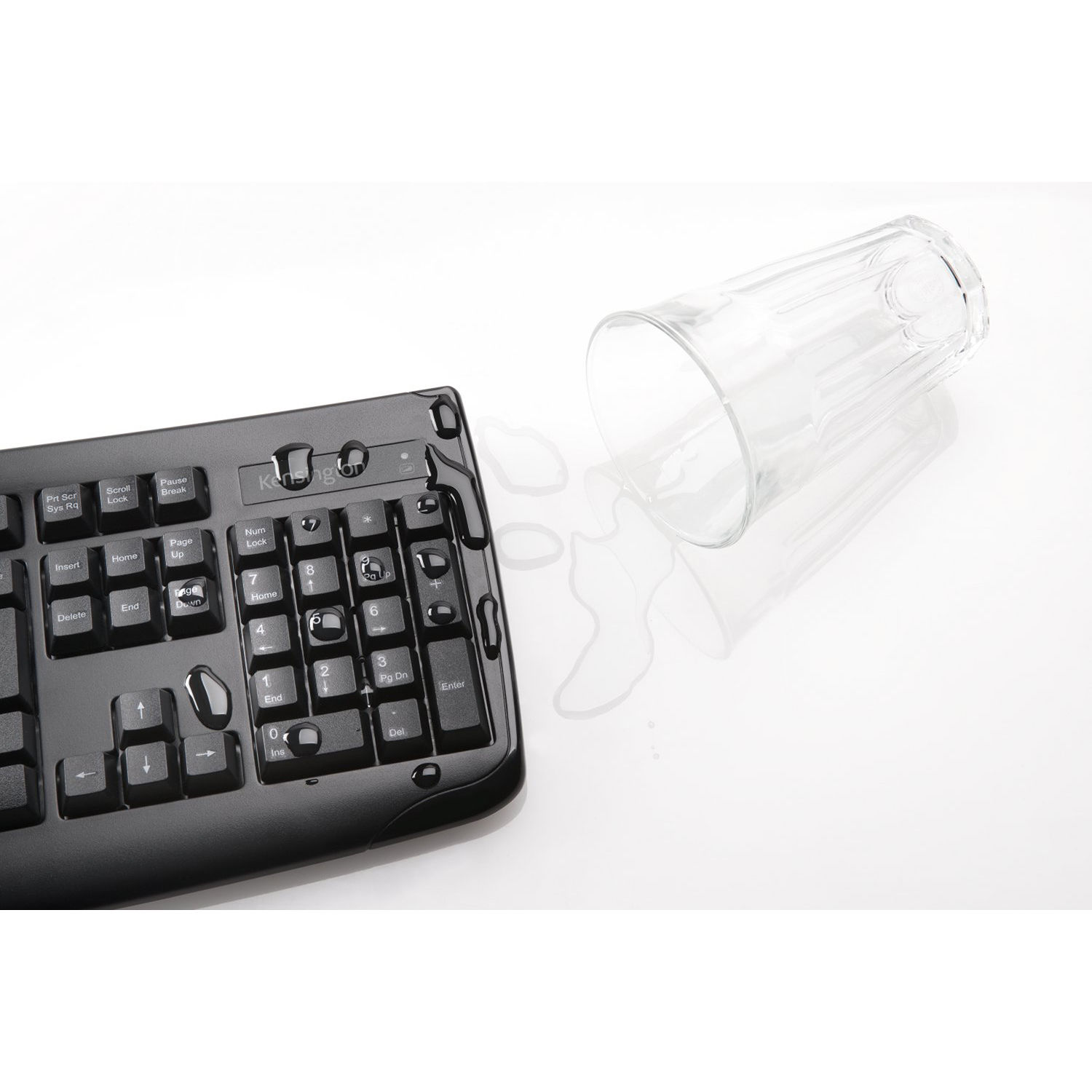 Kensington Keyboard for Life Wireless Set with full-size spill-resistant keyboard and optical mouse — view 8