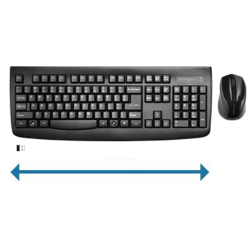 Kensington Keyboard for Life Wireless Set with full-size spill-resistant keyboard and optical mouse — view 9