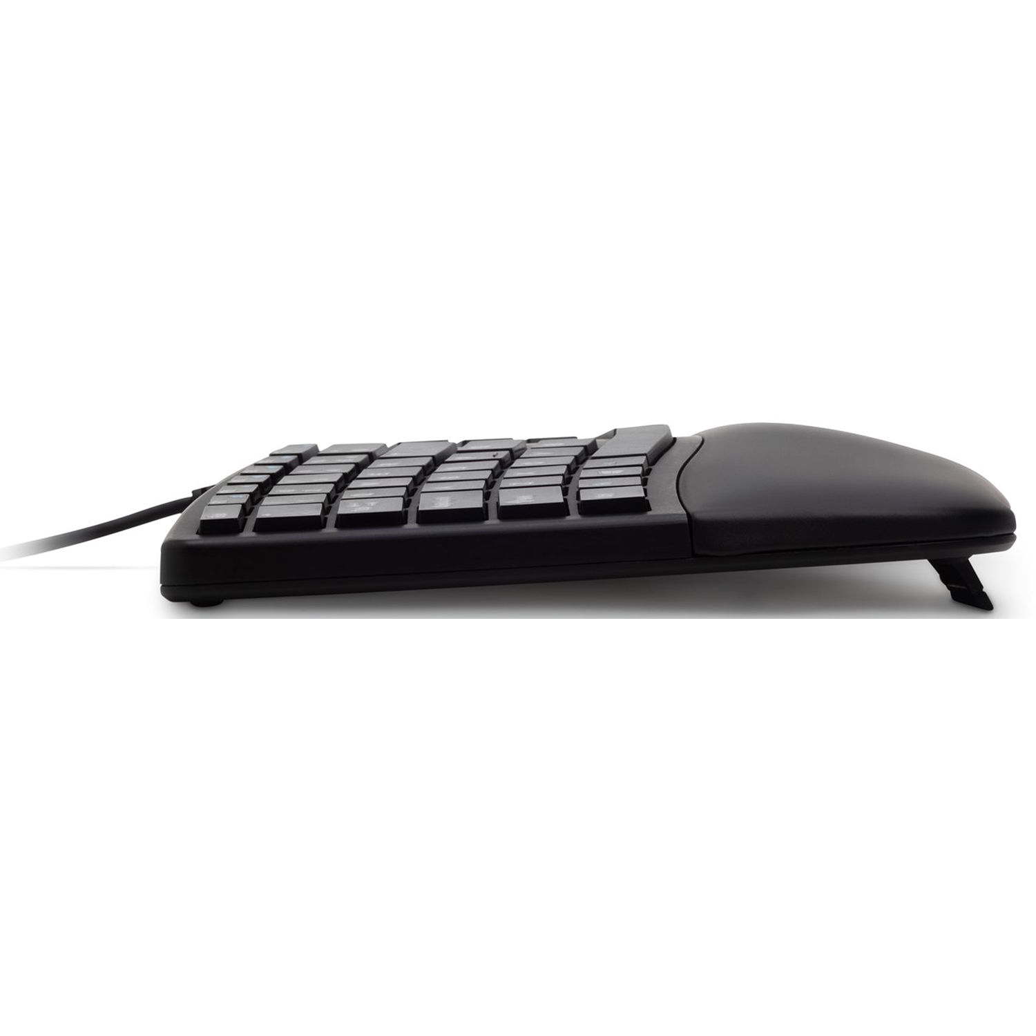 Kensington Pro Fit Ergo Wired Keyboard with split ergonomic layout and wrist rest — view 4