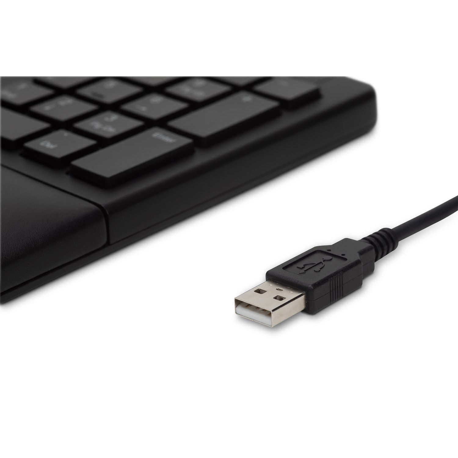 Kensington Pro Fit Ergo Wired Keyboard with split ergonomic layout and wrist rest — view 5