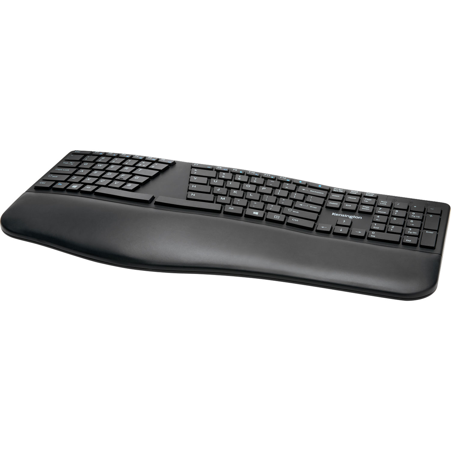 Kensington Pro Fit Ergo Wireless Keyboard with sculpted ergonomic layout and wireless connectivity — view 3