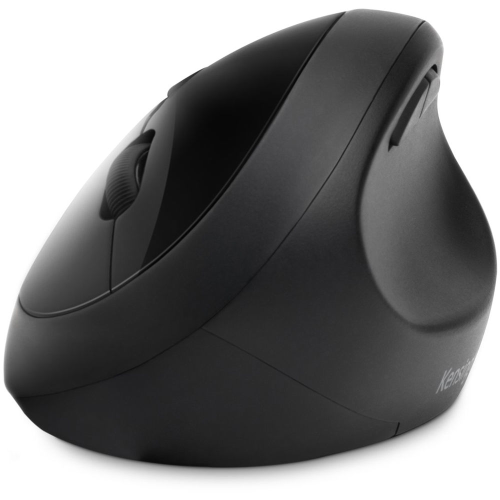 Kensington ProFit Ergo Wireless Mouse BLK in black with contoured ergonomic design — view 3