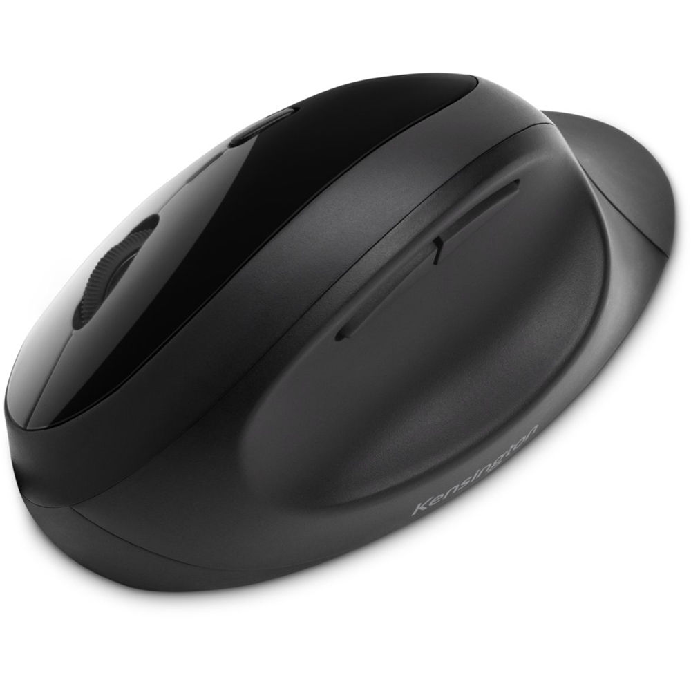 Kensington ProFit Ergo Wireless Mouse BLK in black with contoured ergonomic design — view 7