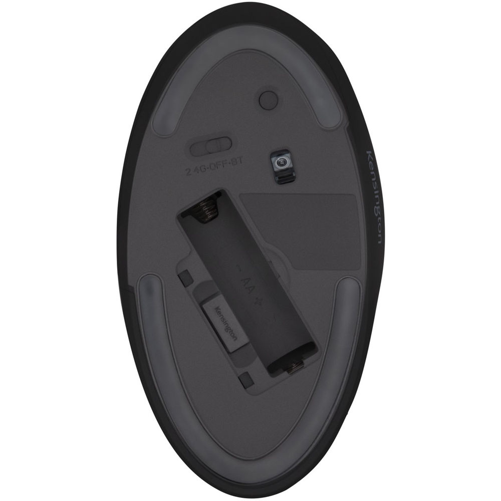 Kensington ProFit Ergo Wireless Mouse BLK in black with contoured ergonomic design — view 8