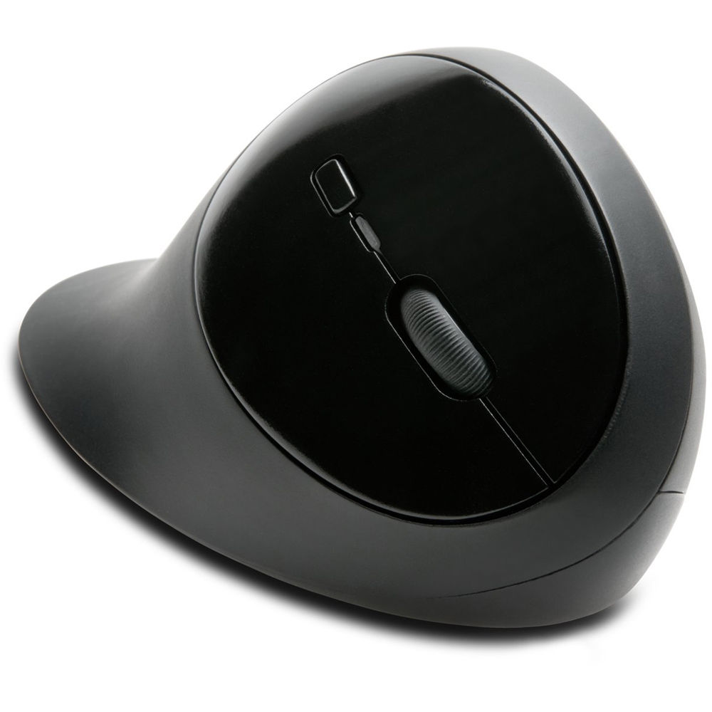 Kensington ProFit Ergo Wireless Mouse BLK in black with contoured ergonomic design — view 9
