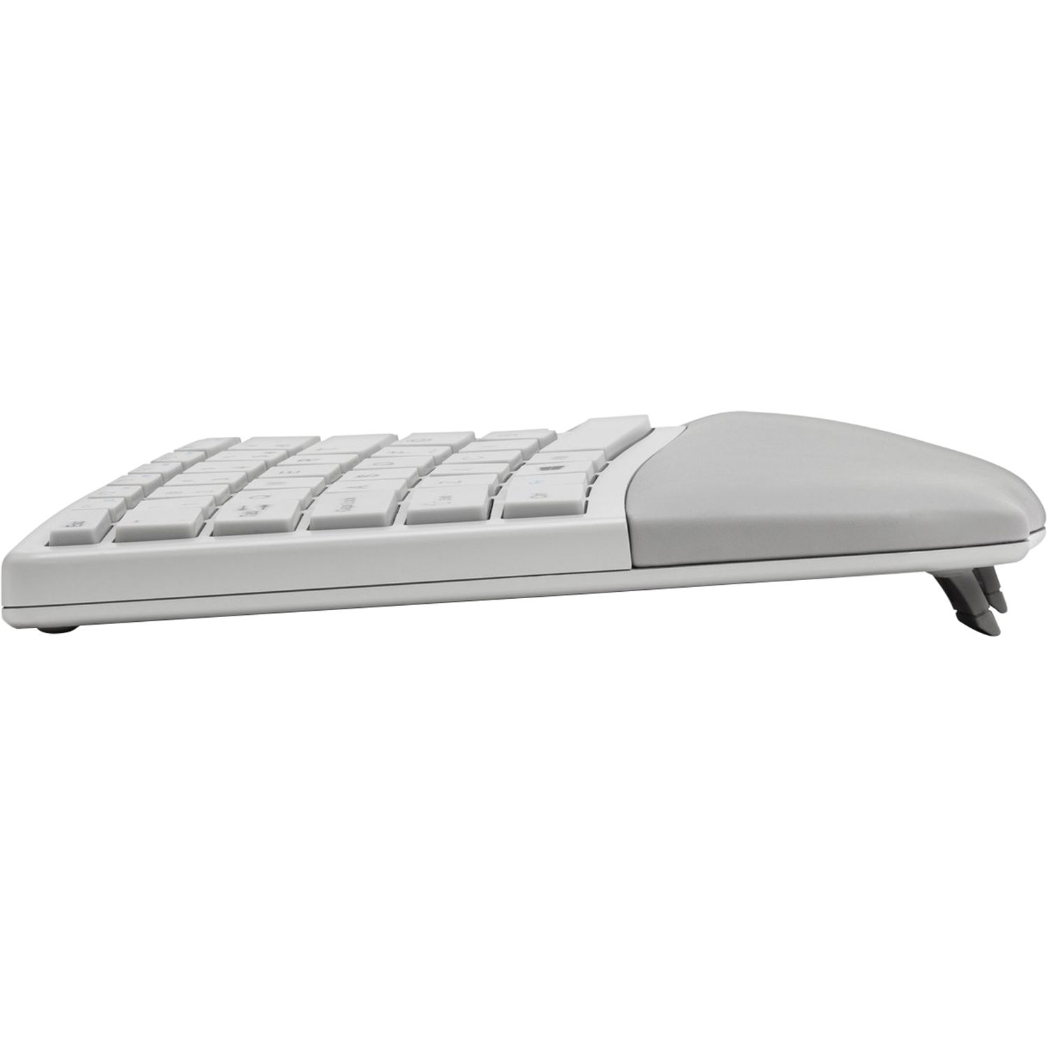 Kensington ProFit Ergo wireless keyboard and mouse set in gray with split ergonomic keyboard and matching mouse — view 3