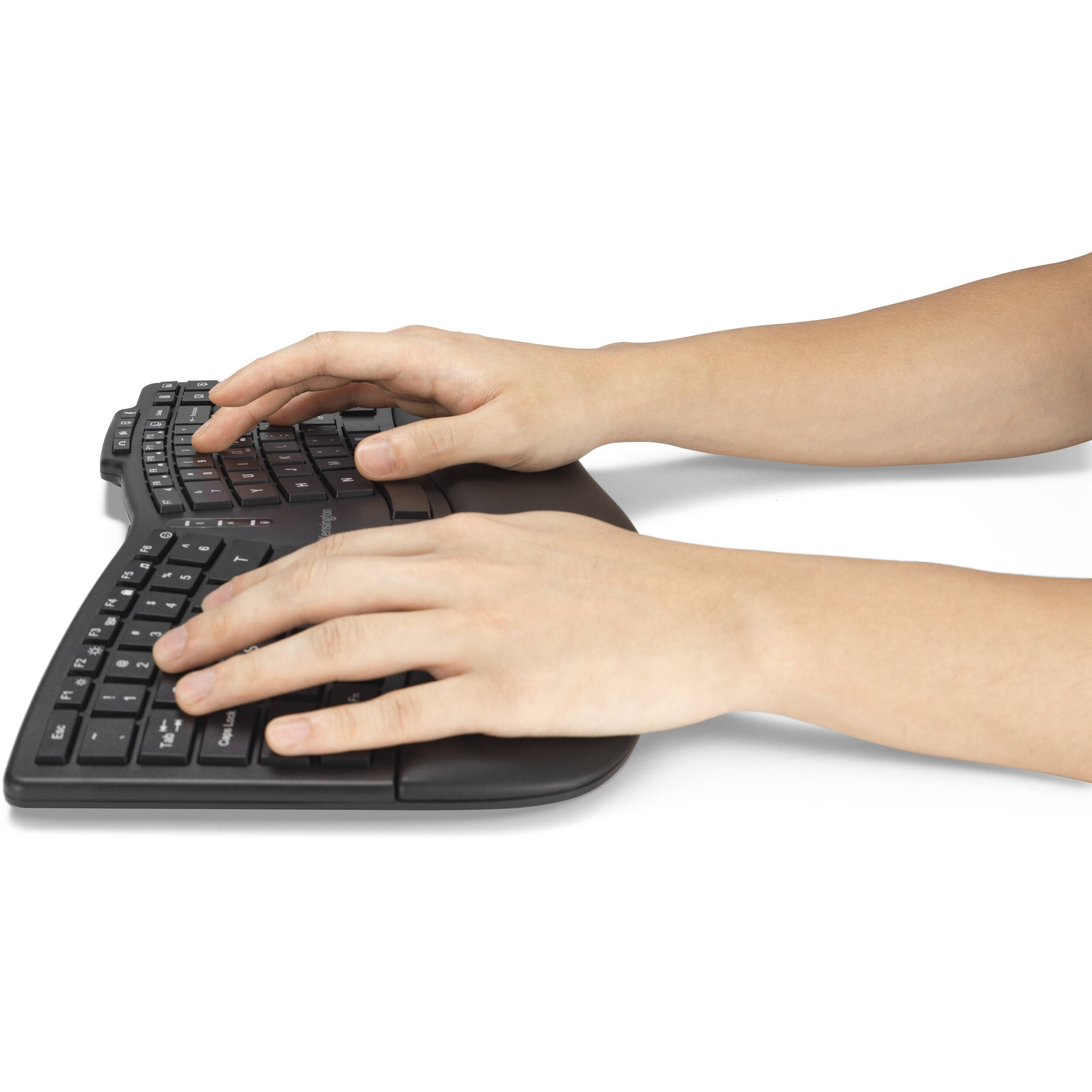 Kensington KM675 wireless ergonomic keyboard and mouse combo set for comfortable office productivity — view 5