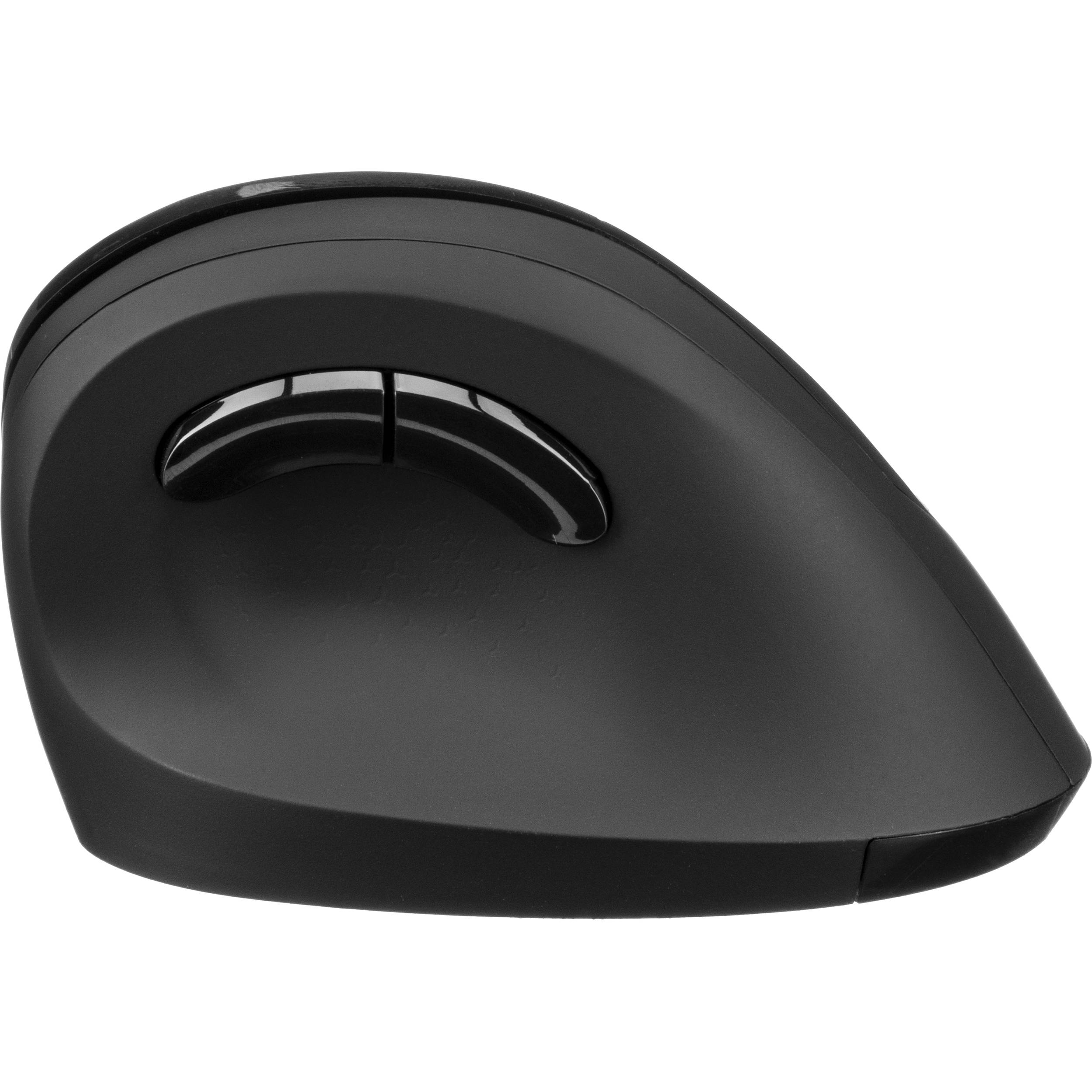Kensington PRO FIT Ergo Vertical Wireless Mouse in black with vertical ergonomic handshake design — view 2